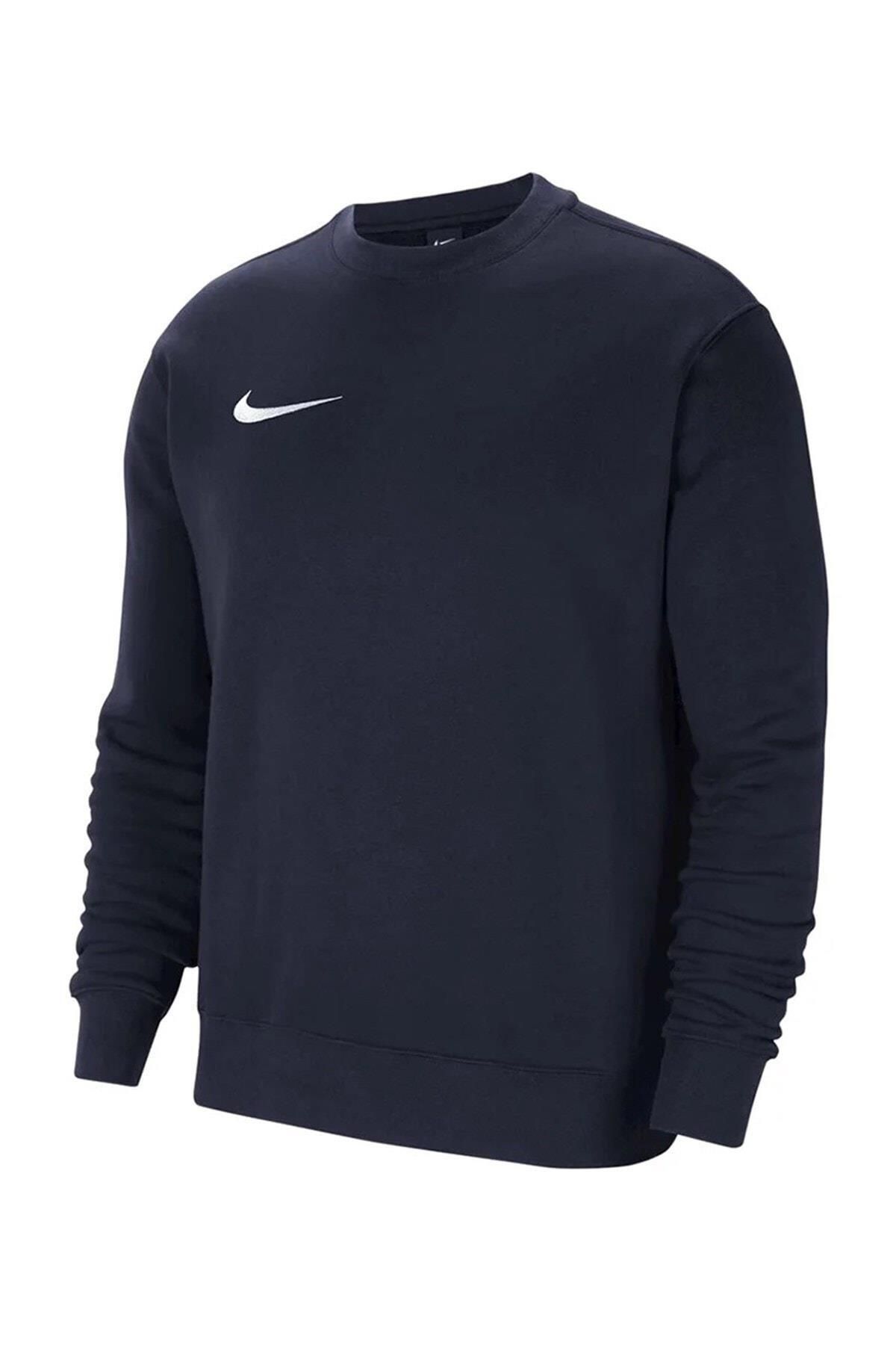 Nike M Nk Flc Park20 Crew Cw6902-451 Erkek Lacivert Sweatshirt