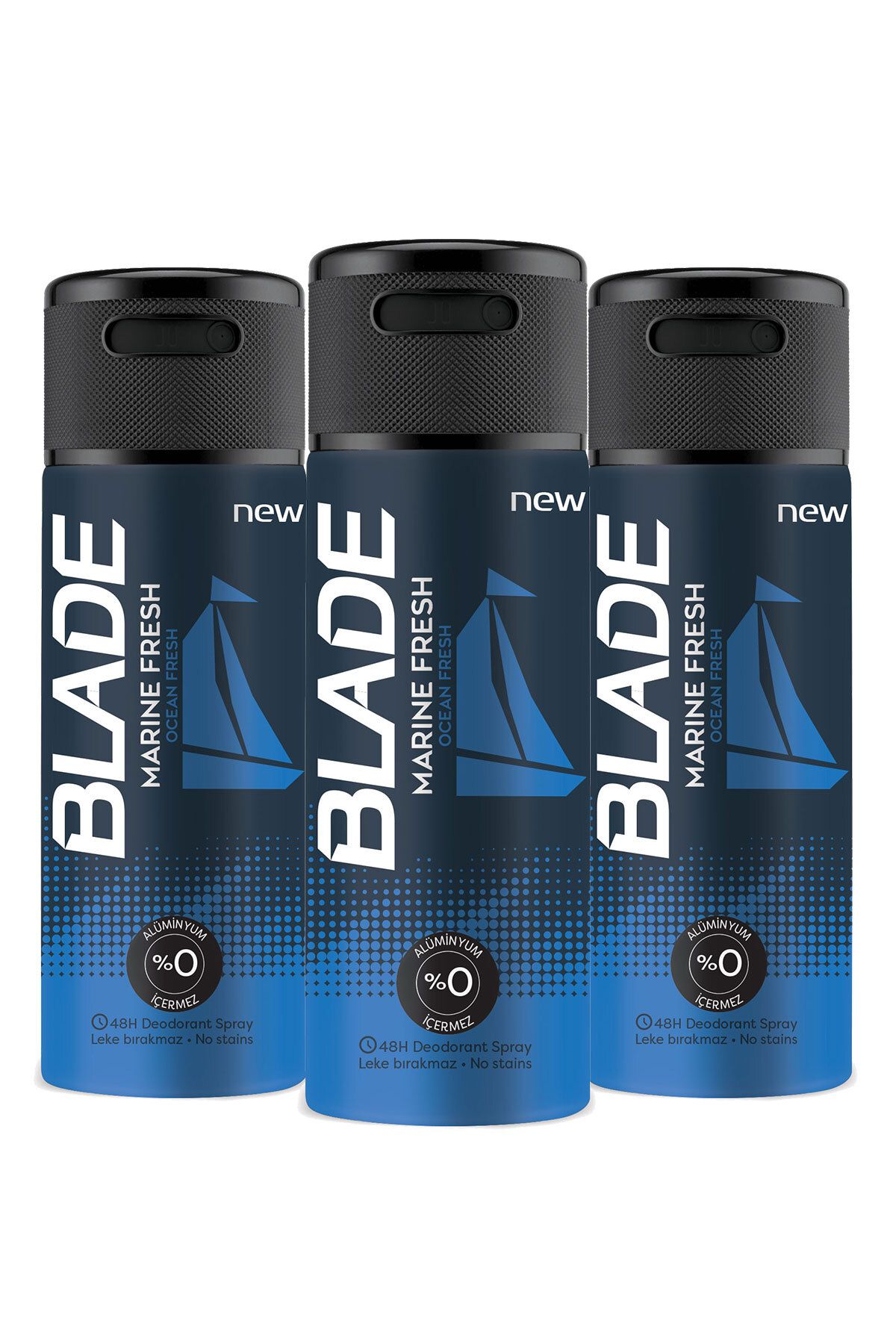 Blade Marine Fresh Deodorant 3x150ml