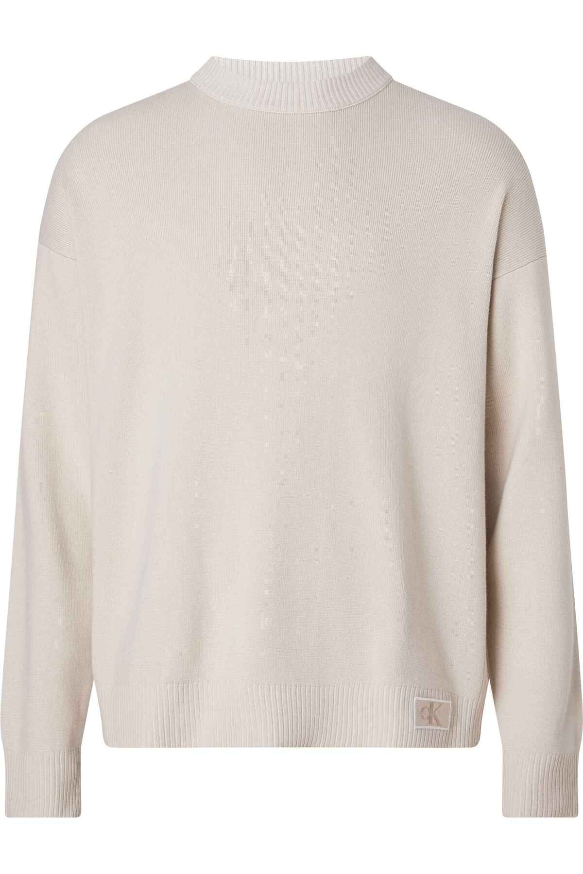 Calvin Klein BADGE PLATED LOOSE SWEATER