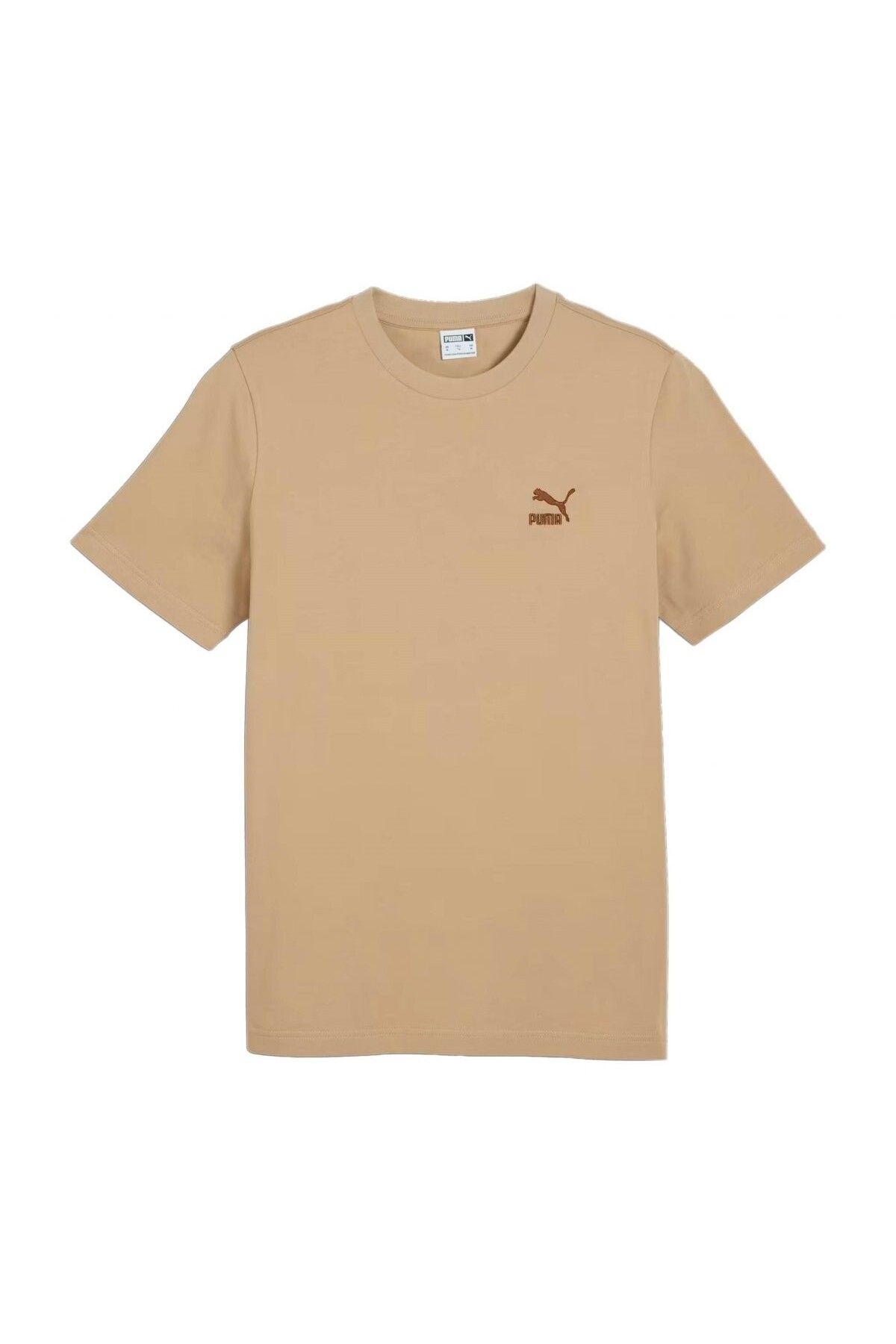 Puma Classıcs Small Logo Tee Bej T-Shirt