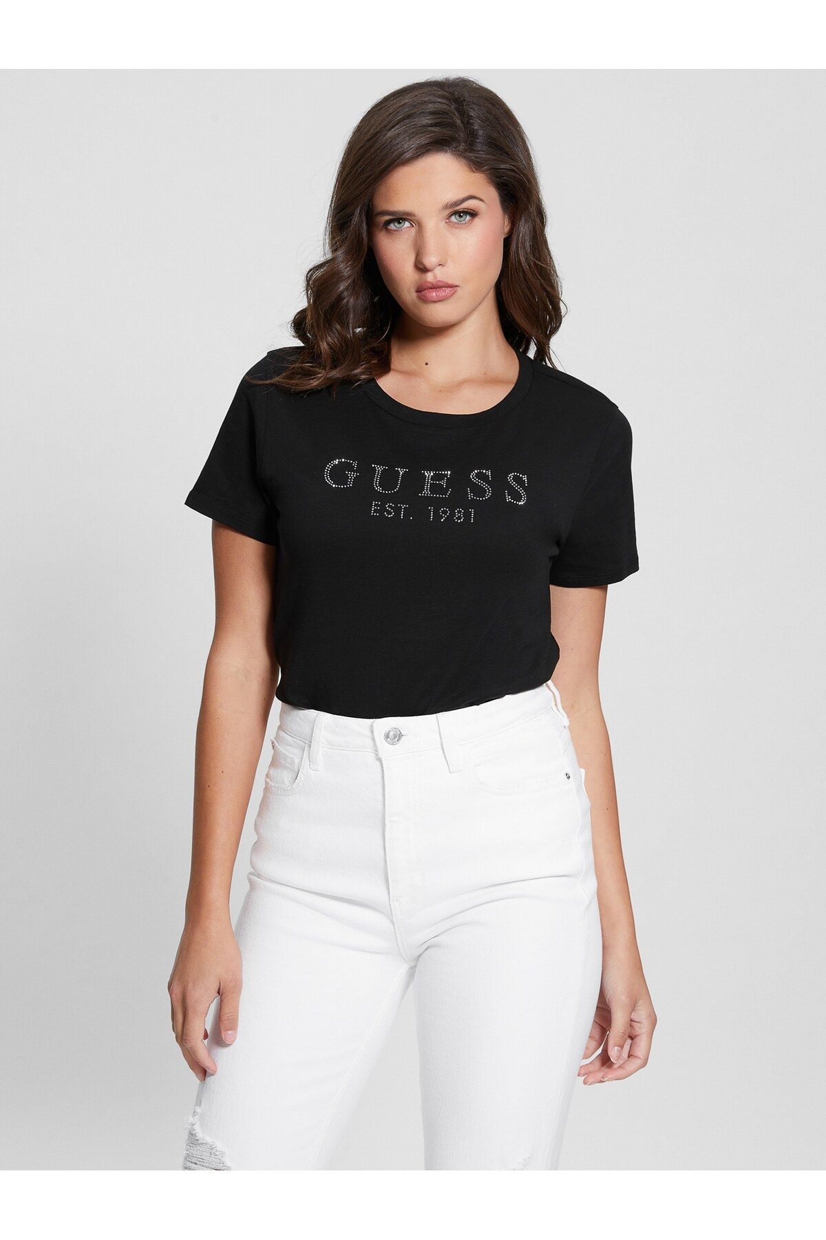 Guess 1981 Crysta Kadın Regular Fit T-Shirt