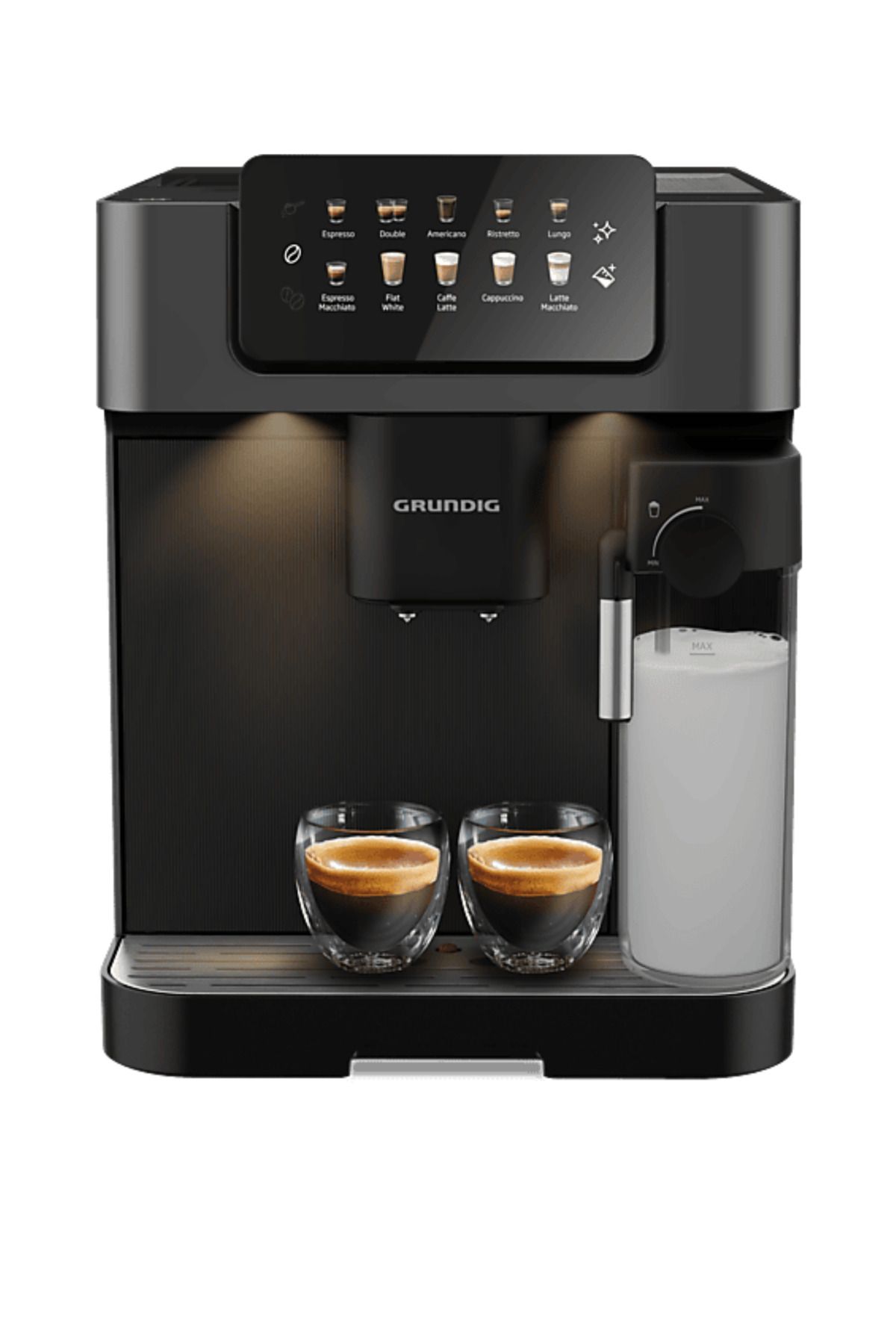 Grundig 2 Litre Kapasiteli Delisia Coffee Tam Otomatik Süt Hazneli Espresso Makinesi