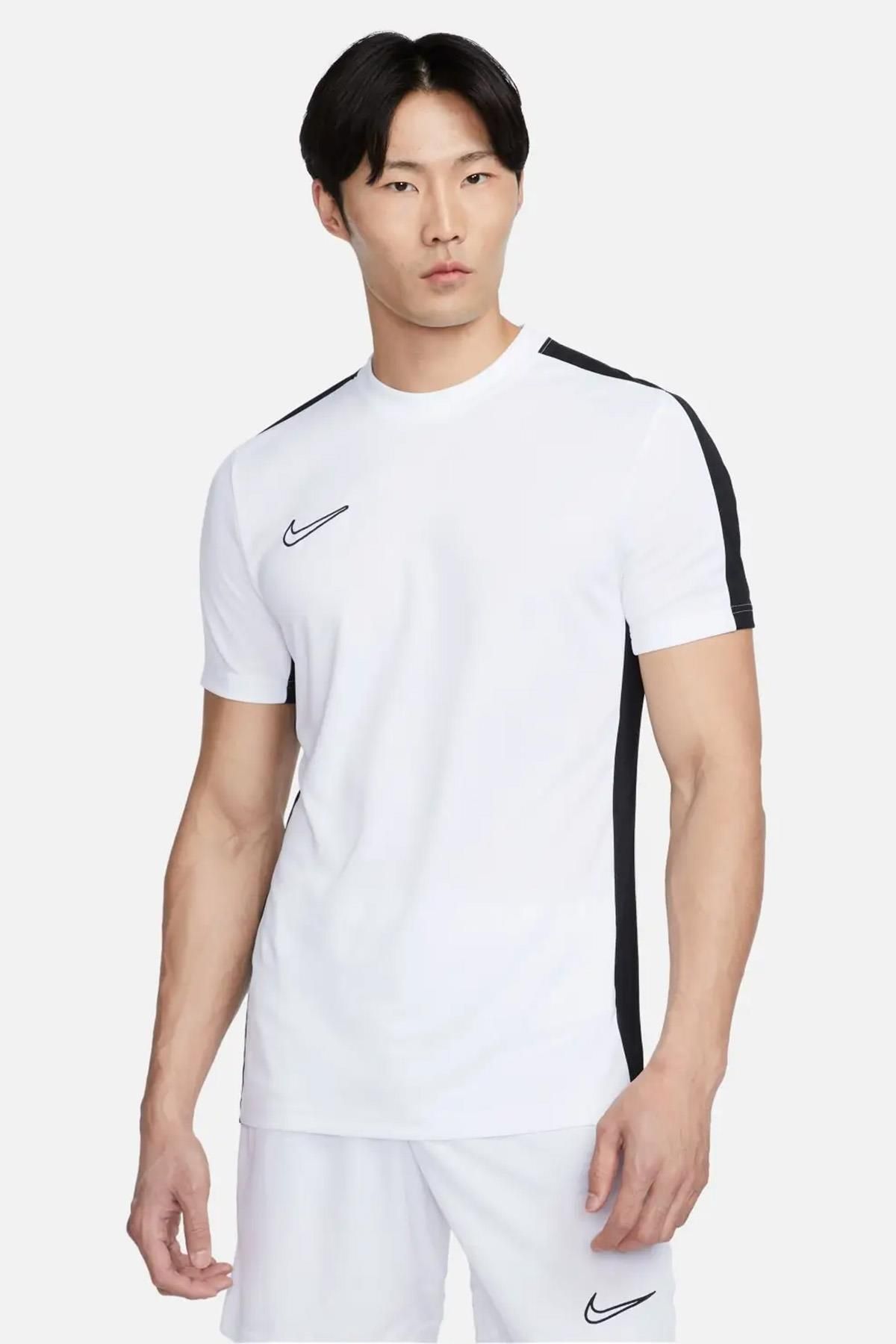Nike Dri-fıt Academy23 Top Ss Dr1336-100 Beyaz Erkek Antrenman Tişörtü