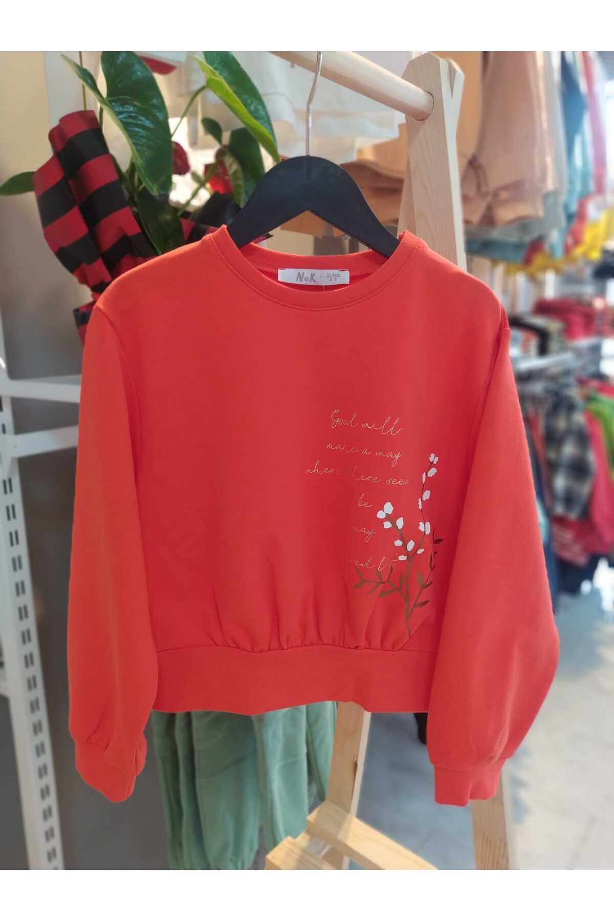 Nk Kids Kız Çocuk Crop Sweat 4-8 yaş