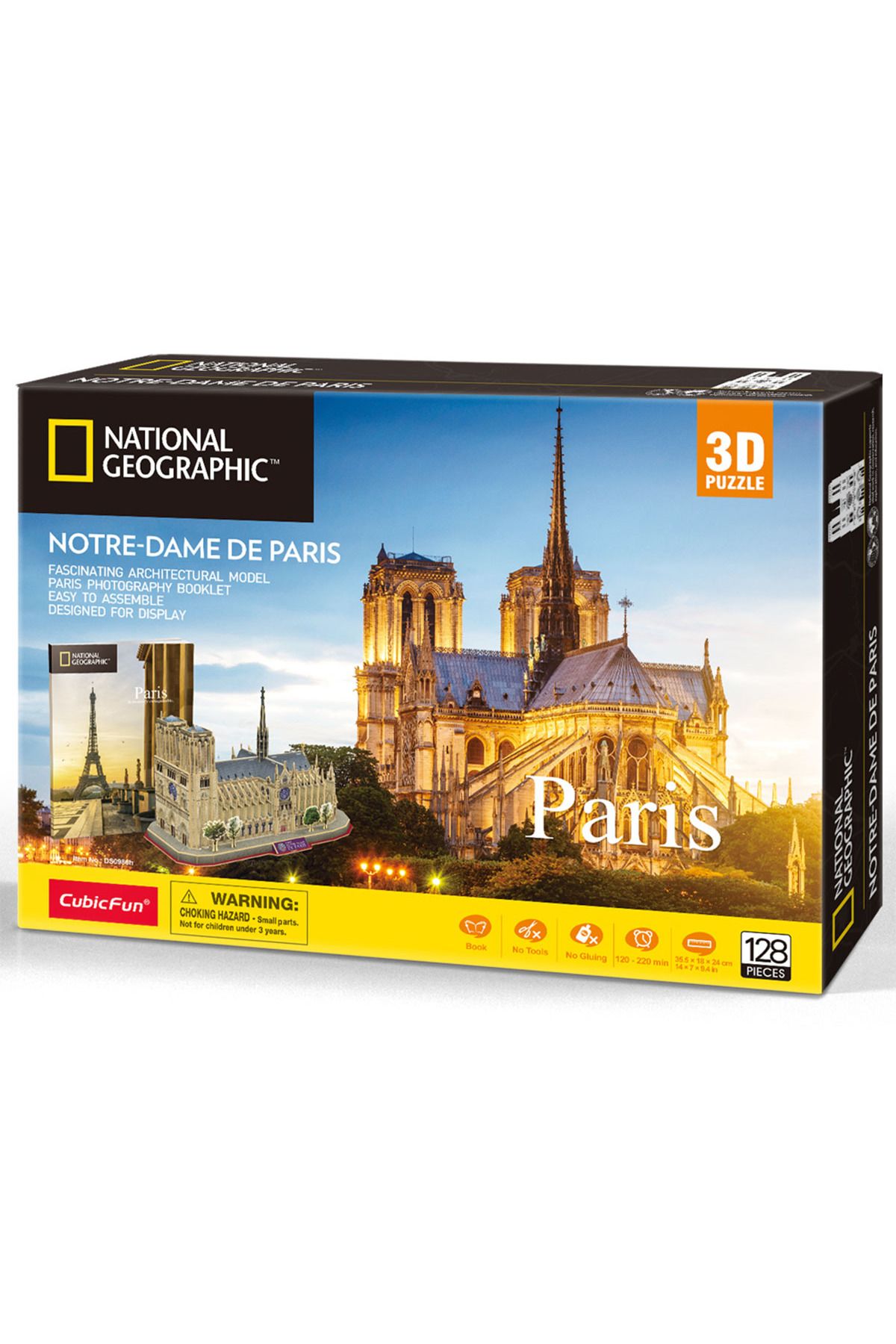 Cubic Fun 3d Puzzle National Geographic Serisi - Notre Dame De Paris