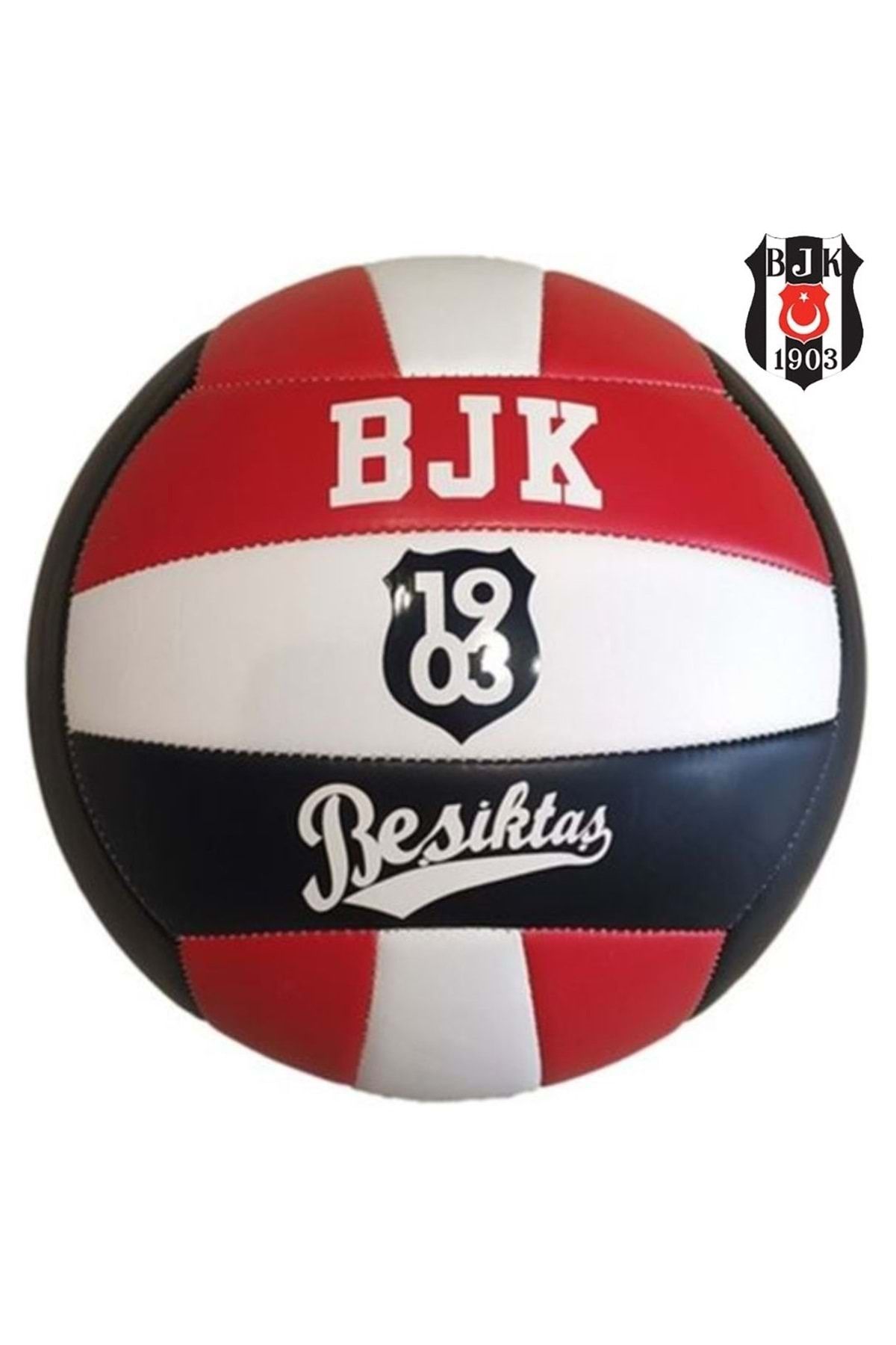 Beşiktaş Lisanslı Twn Top No - 5 Dikişli Voleybol Topu Siyah