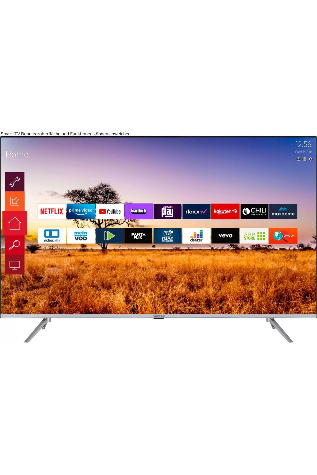 Telefunken 55" / 140 Ekran Uydu Alıcılı 4K Ultra HD Smart DLED TV
