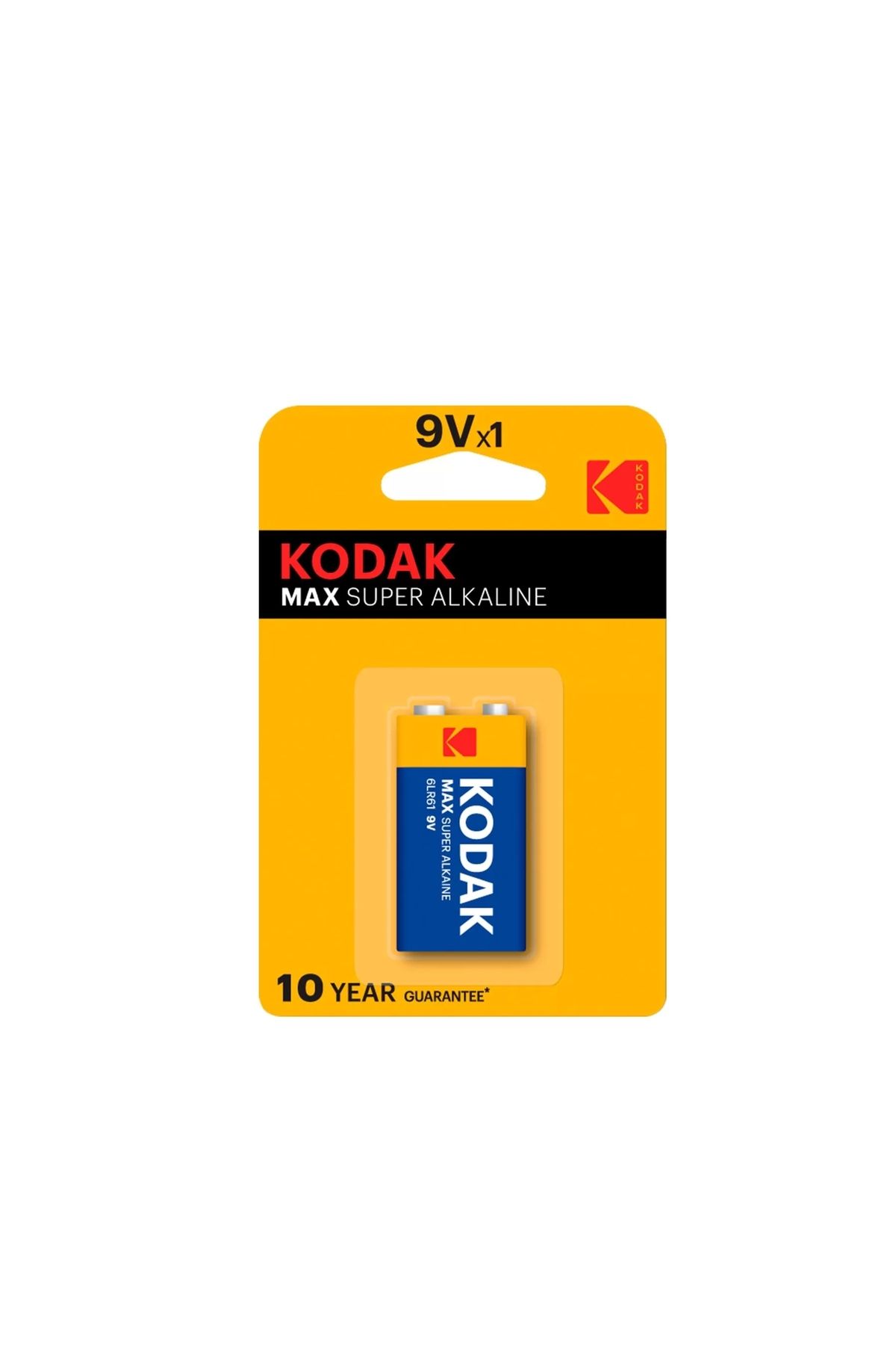 Kodak 1 Adet Max Alkalin 9 Volt Pil