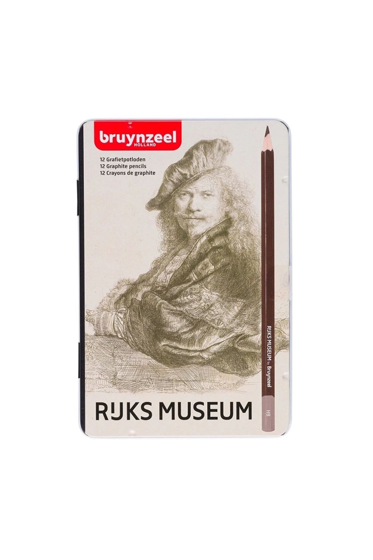 Bruynzeel Ruks Museum Graphıte Dereceli Çizim Kalem Seti 12 'li -
