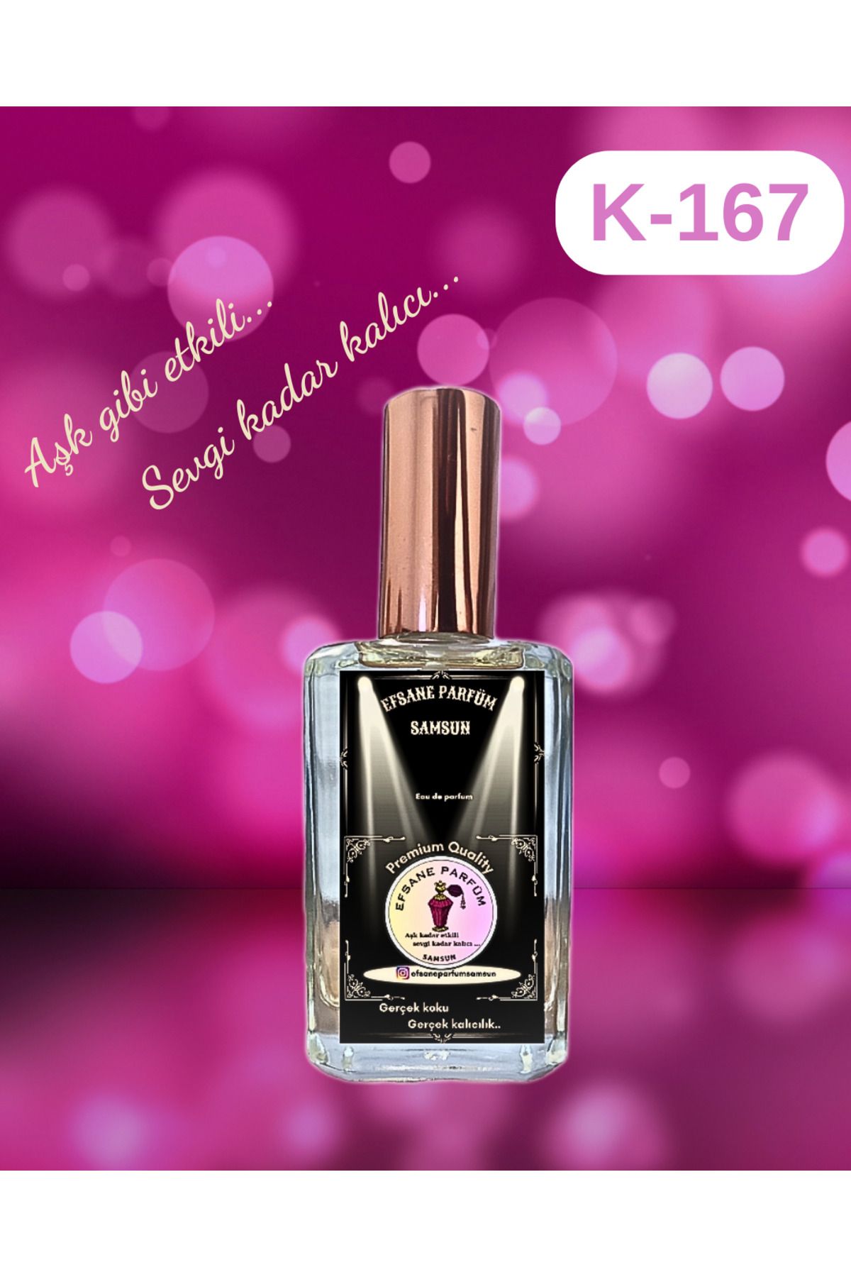 Efsane parfüm My Burberry Black Kadın Parfüm Muadil 50 ml E-167