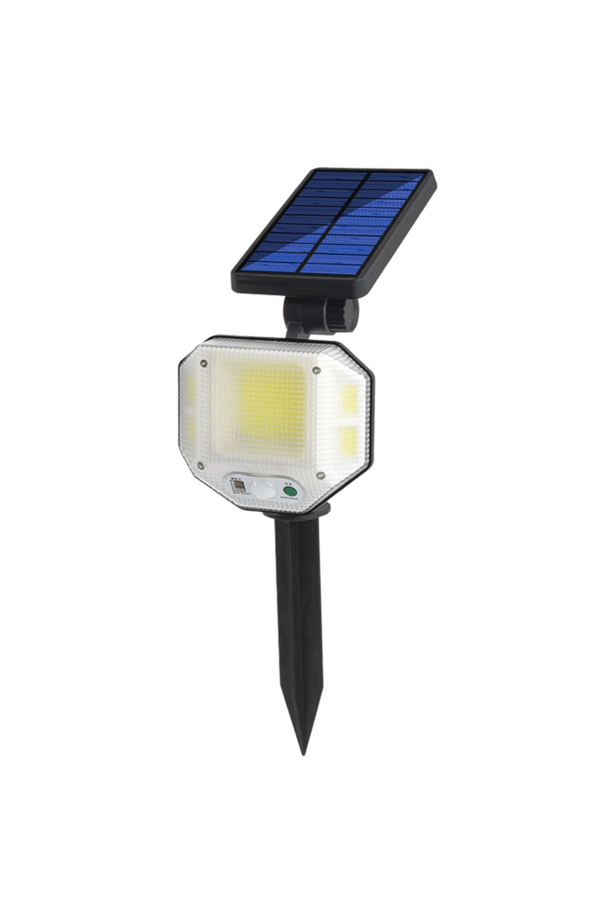 Genel Markalar Sensörlü Kumandalı 3 Kademeli Solarlı Bahçe Aydınlatma Lambası (4209)