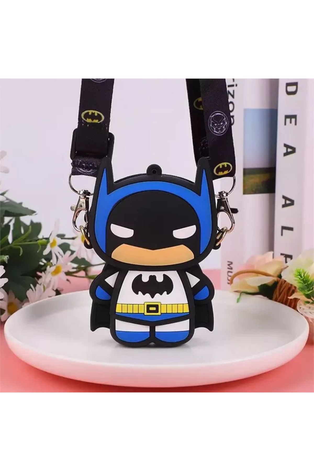 Genel Markalar Küçük Boy Batman Silikon Askılı Çanta