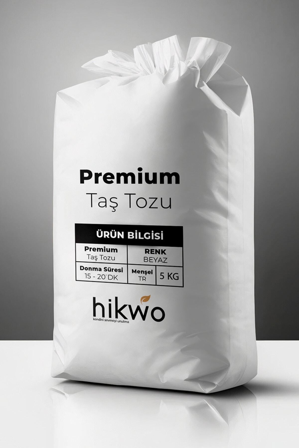 Hikwo Premium Taş Tozu - Hızlı Donan Profesyonel Taş Tozu - Islatıcı Ve Bağlayıcı Madde - Hobi Harcı 5 Kg