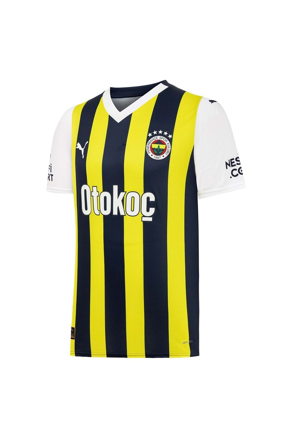 Fenerbahçe Çubuklu Forma 772000-01 Fsk 23/24 Erkek Iç Saha Forması Sarı-lacivert