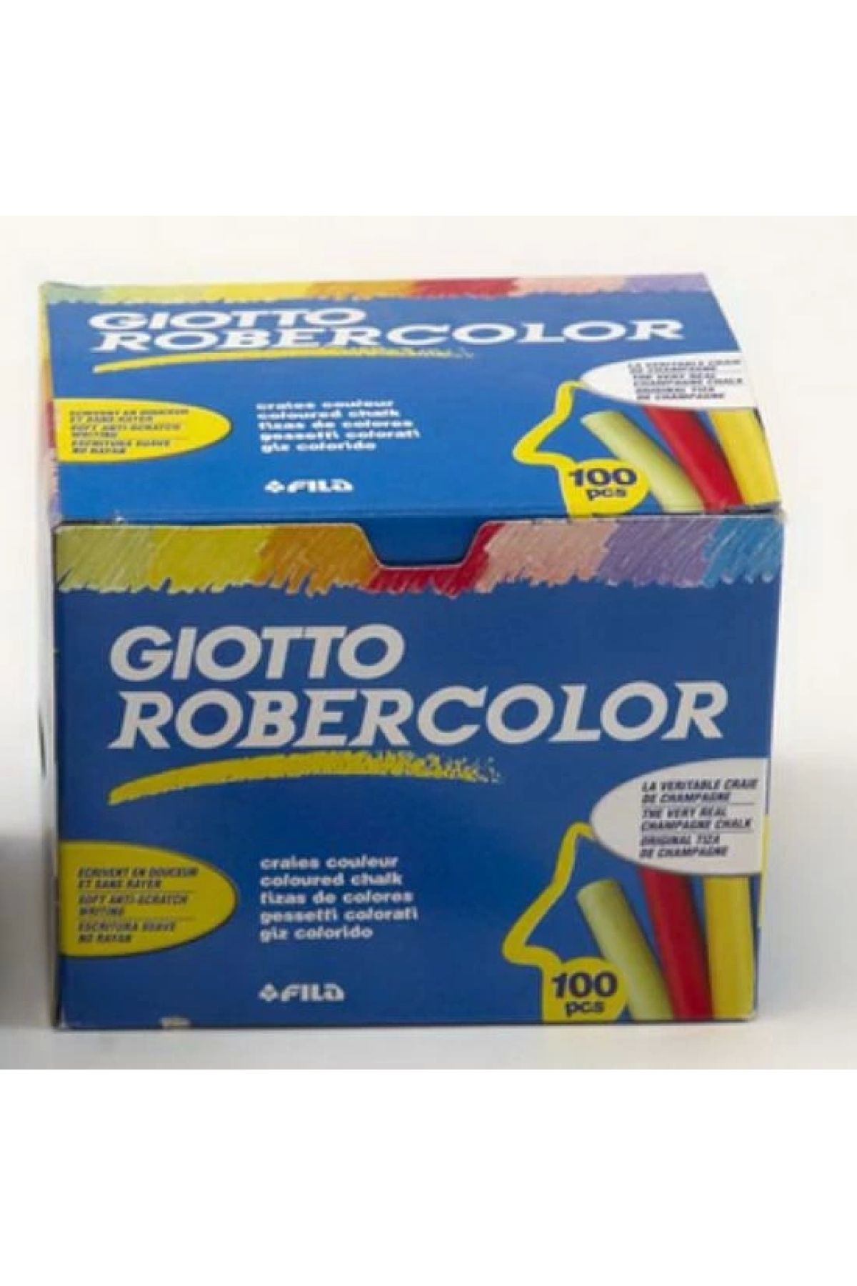 Robercolor Karışık Renkli Tebeşir 100'lü