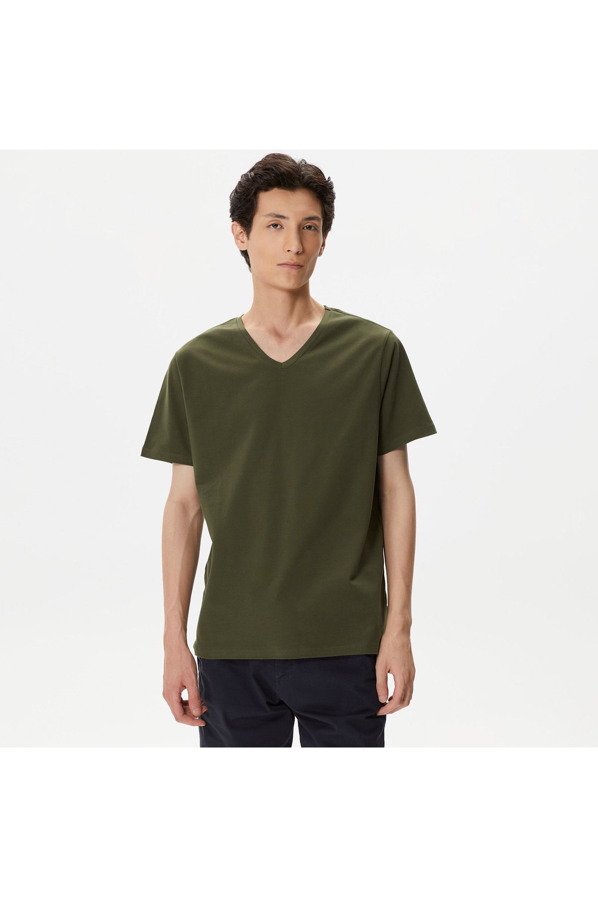 Superfly Basic Erkek Yeşil Günlük T-shirt