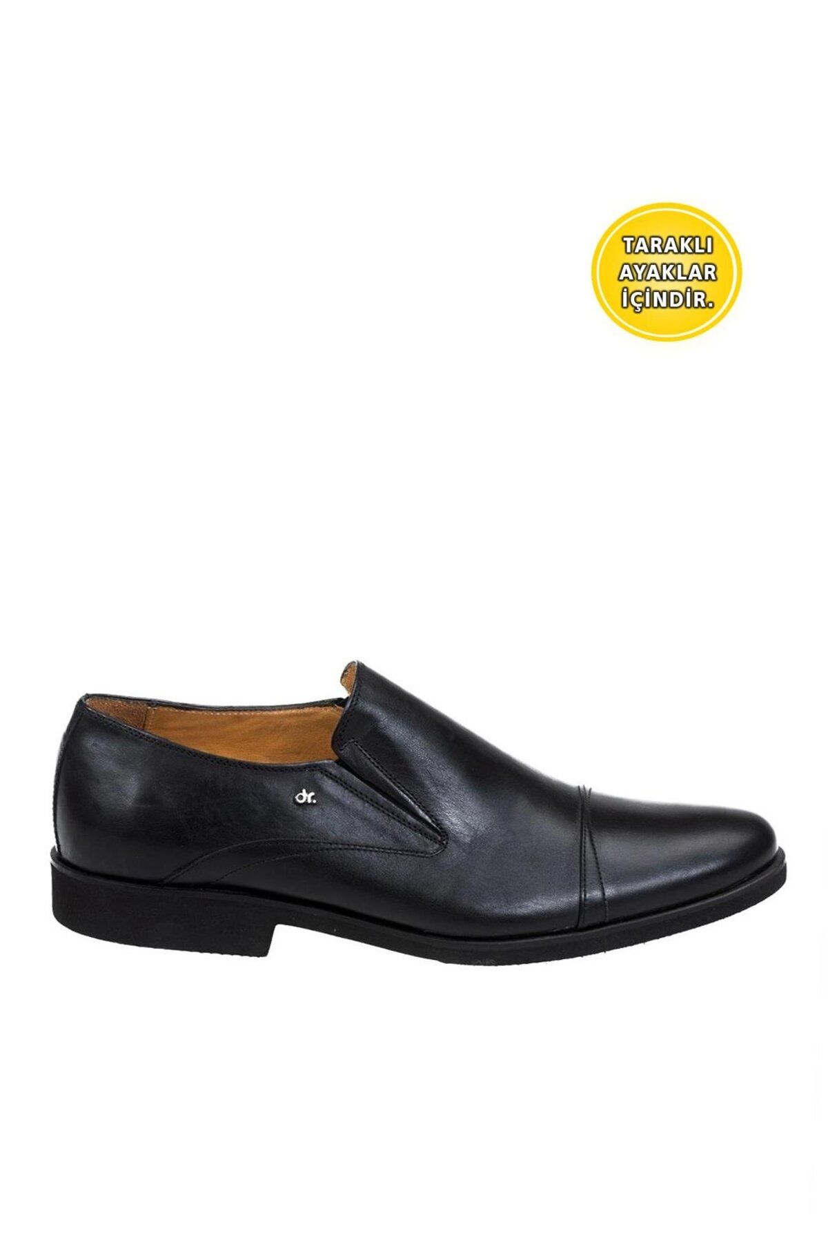 Dr.Flexer 21403 Hakiki Deri Erkek Comfort Büyük Numaralı Ayakkabı Siyah
