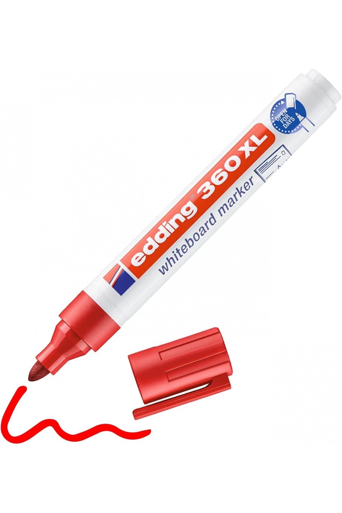 Edding 360 Xl Doldurulabilir Beyaz Tahta Kalemi Kırmızı