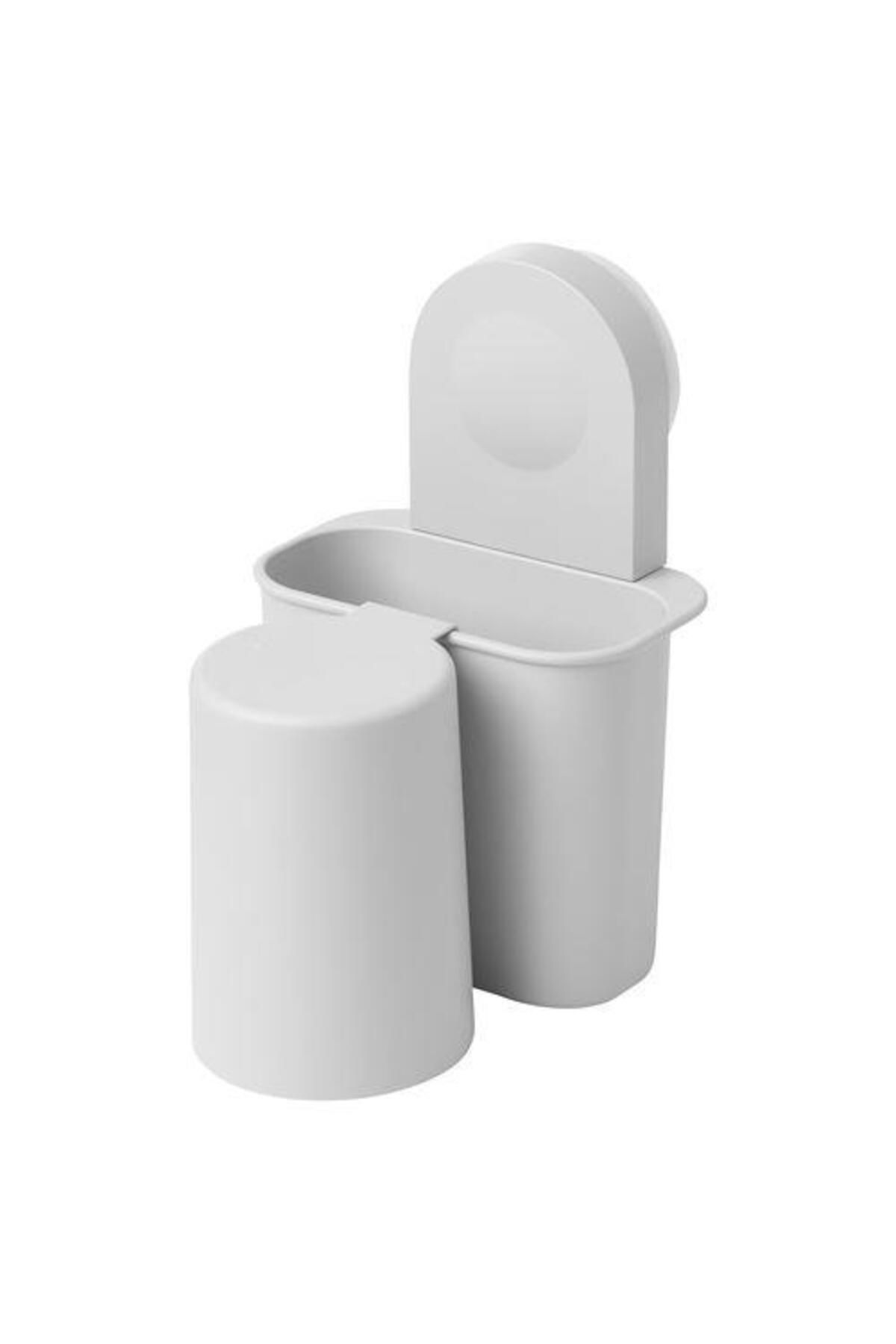 IKEA Vanztuzlu Diş Fırçalık, 16 Cm Meridyendukkan Pratik Banyo Dekorasyon Ürünleri