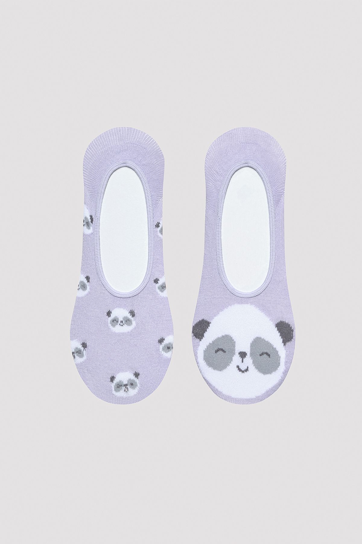 Penti Lovely Panda Lila 2li Babet Çorabı