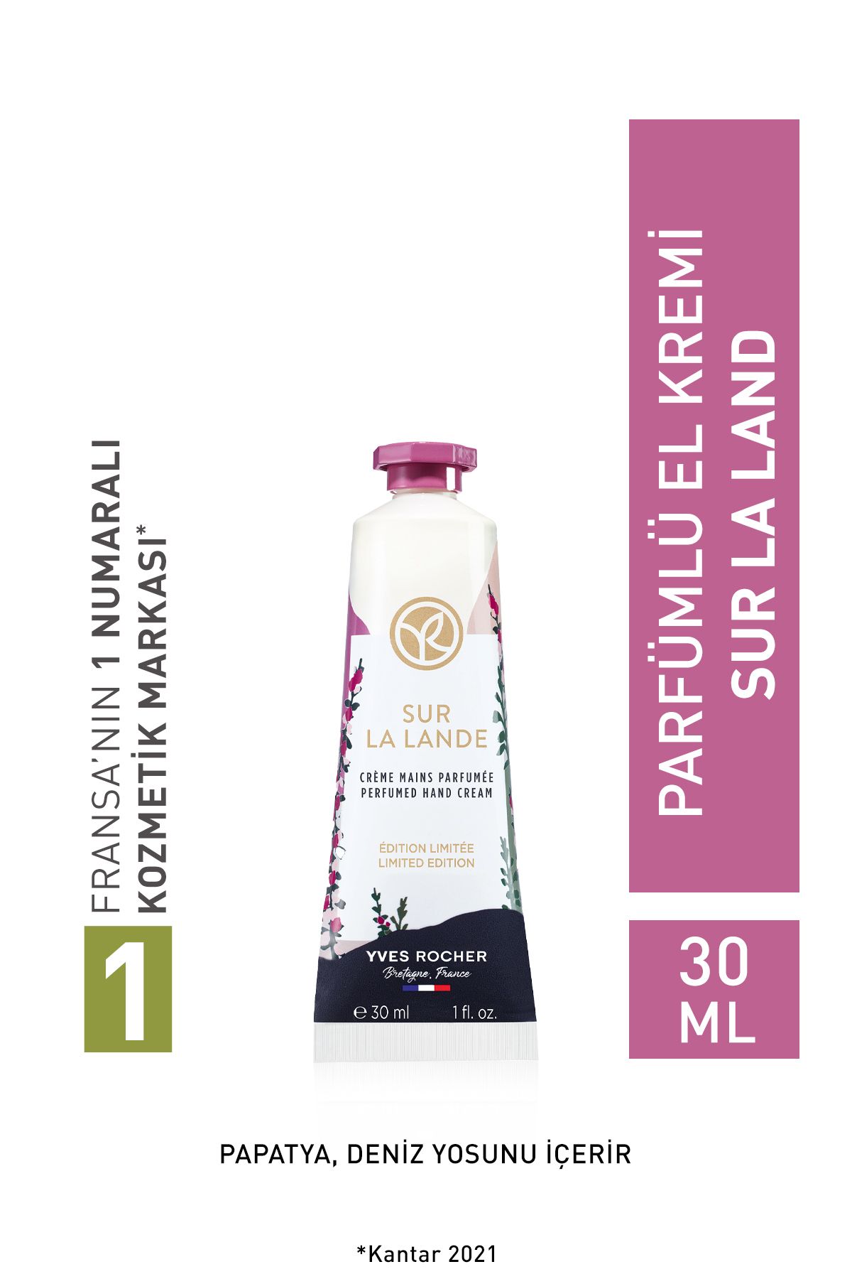 Yves Rocher Parfümlü El Kremi - Sur La Lande - 30 ml-16917