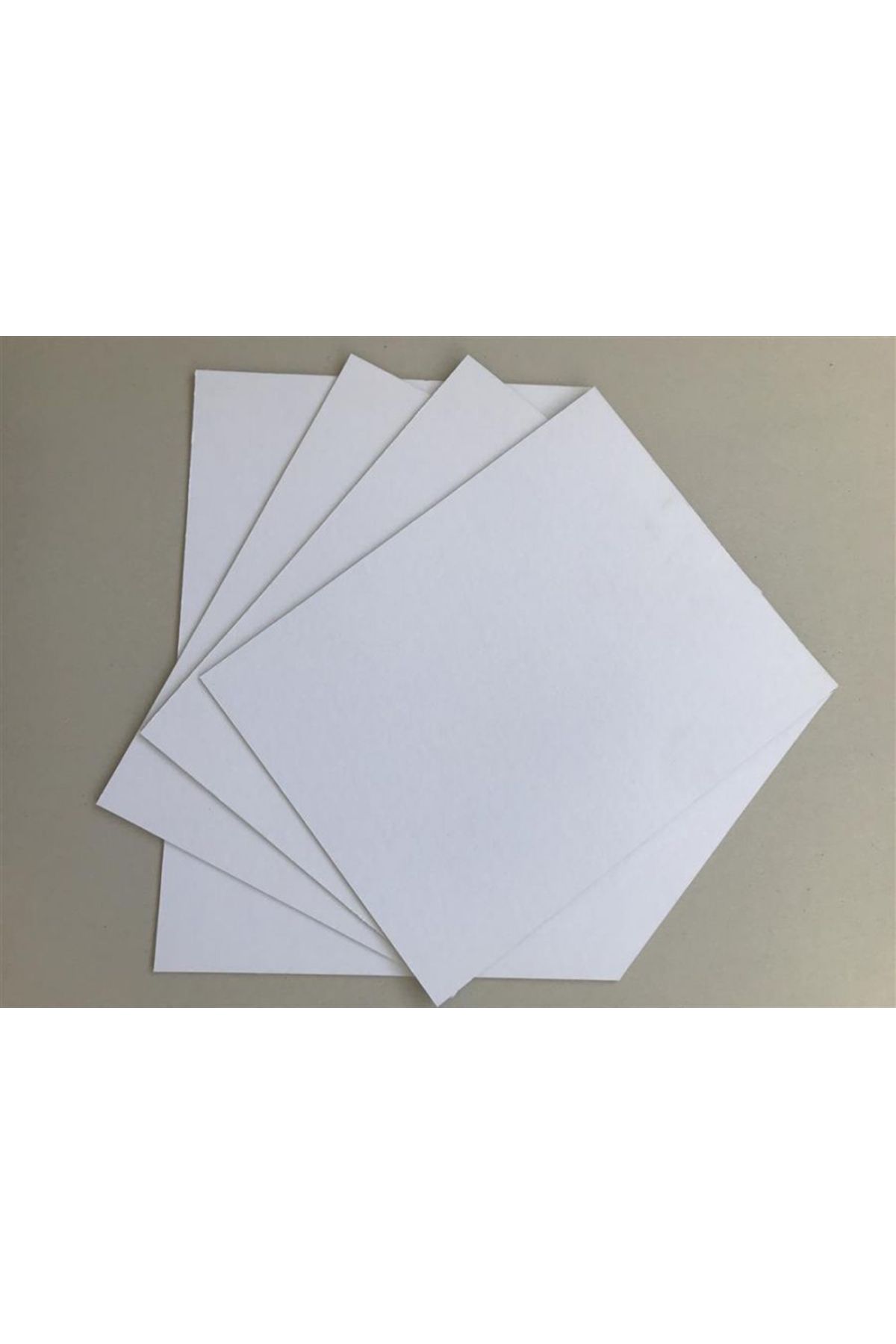 ORKA Kagıt 10 Adet GRİ BEYAZ MUKAVVA 2 mm 35x50 cm Sert Karton , Sert Mukavva