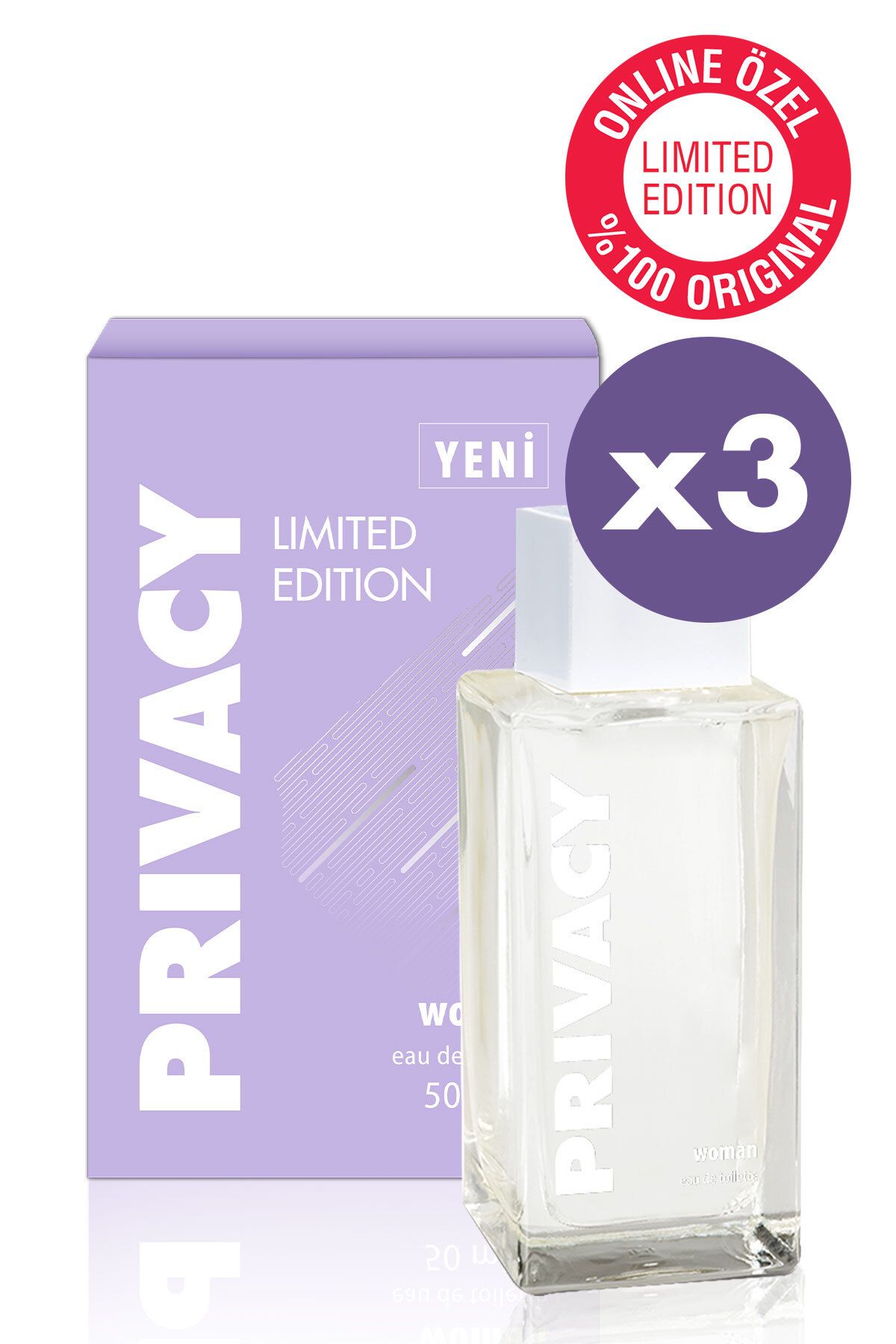 Privacy Women Limited Edition Edt Parfüm 3x50 ml Online Özel