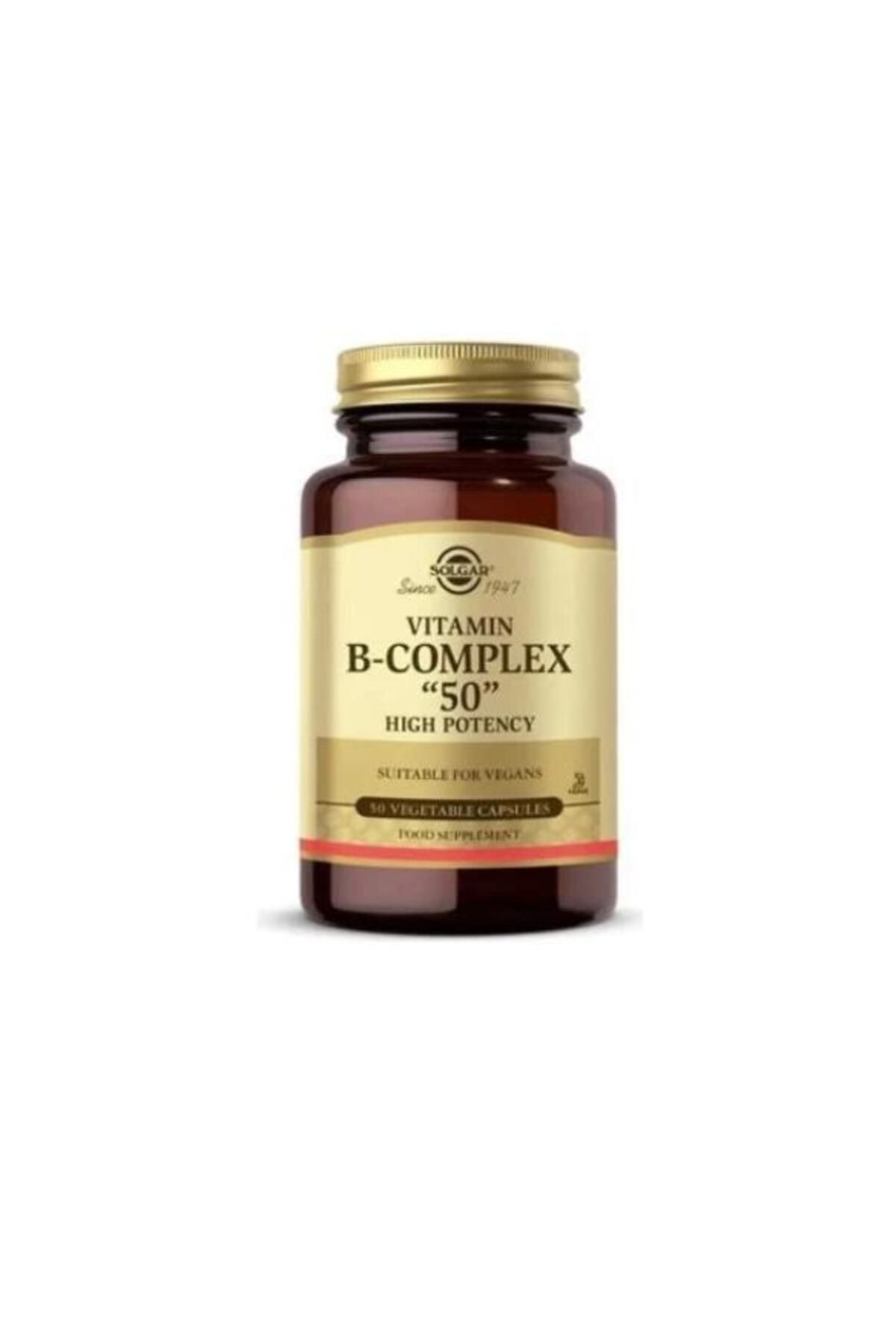 Solgar Vitamin B-complex 50mg 50 Kapsül