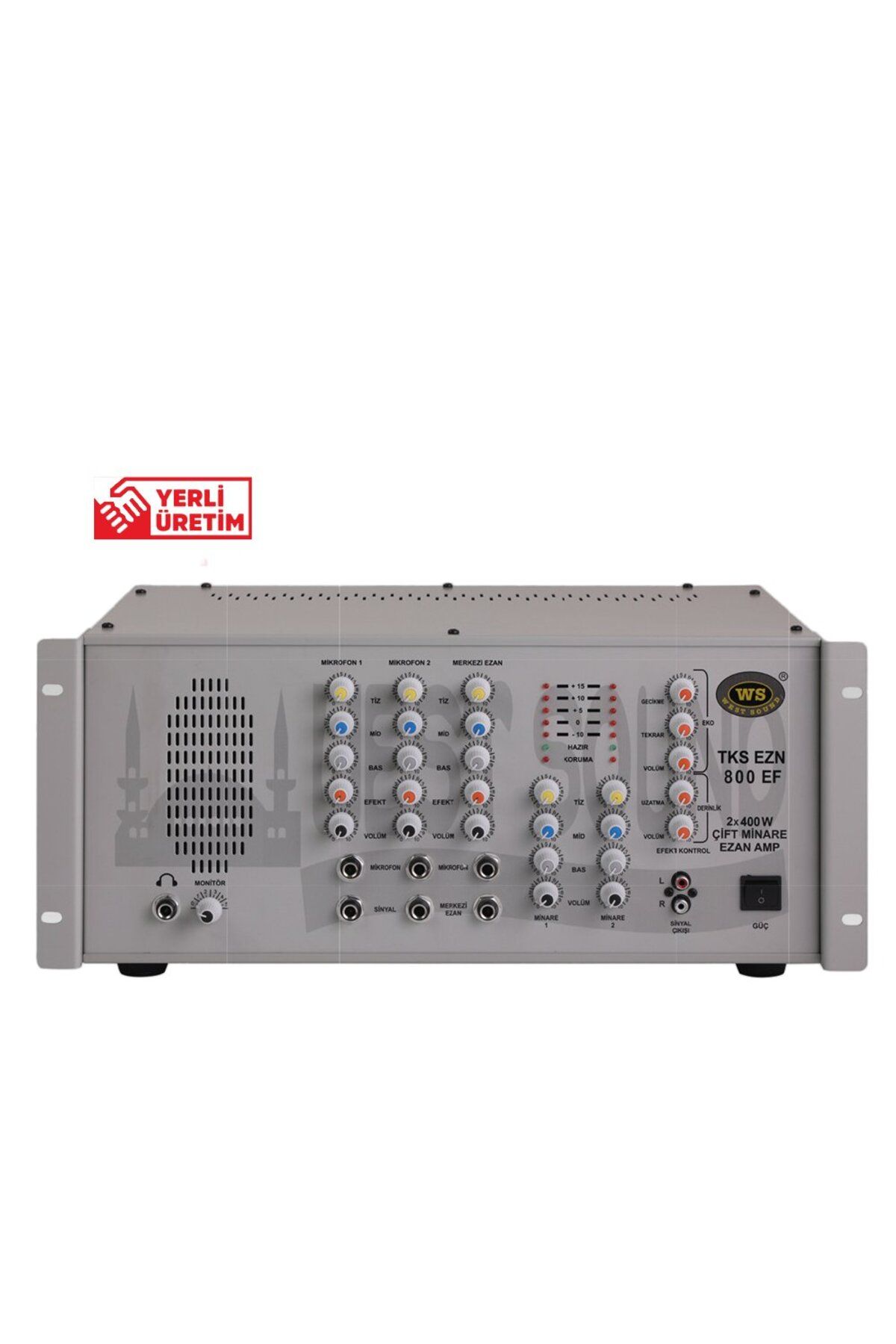 WESTSOUND TKS EZN 800 EF 2×400 W. Amplifikatör
