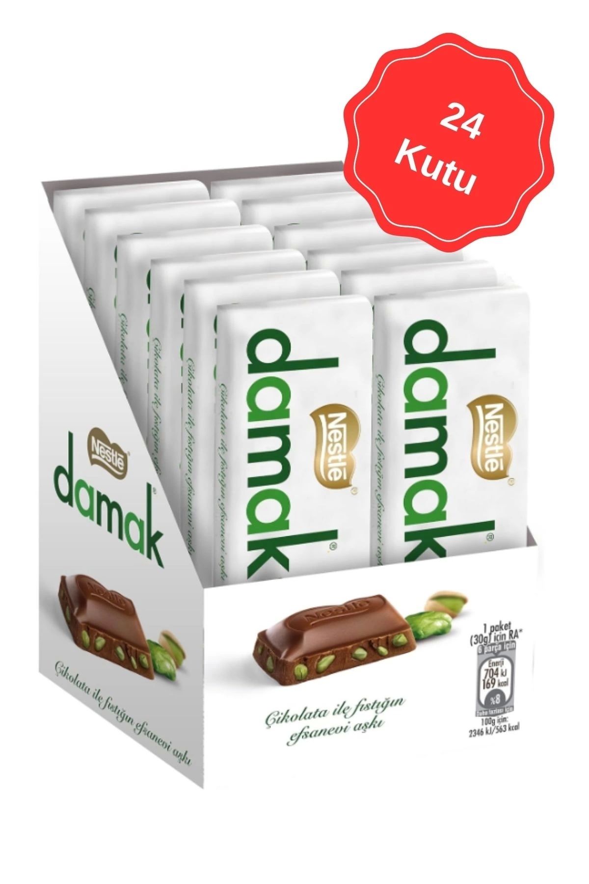 Nestle Damak Baklava Baton Çikolata 30G (12 Li x 24 Kutu)