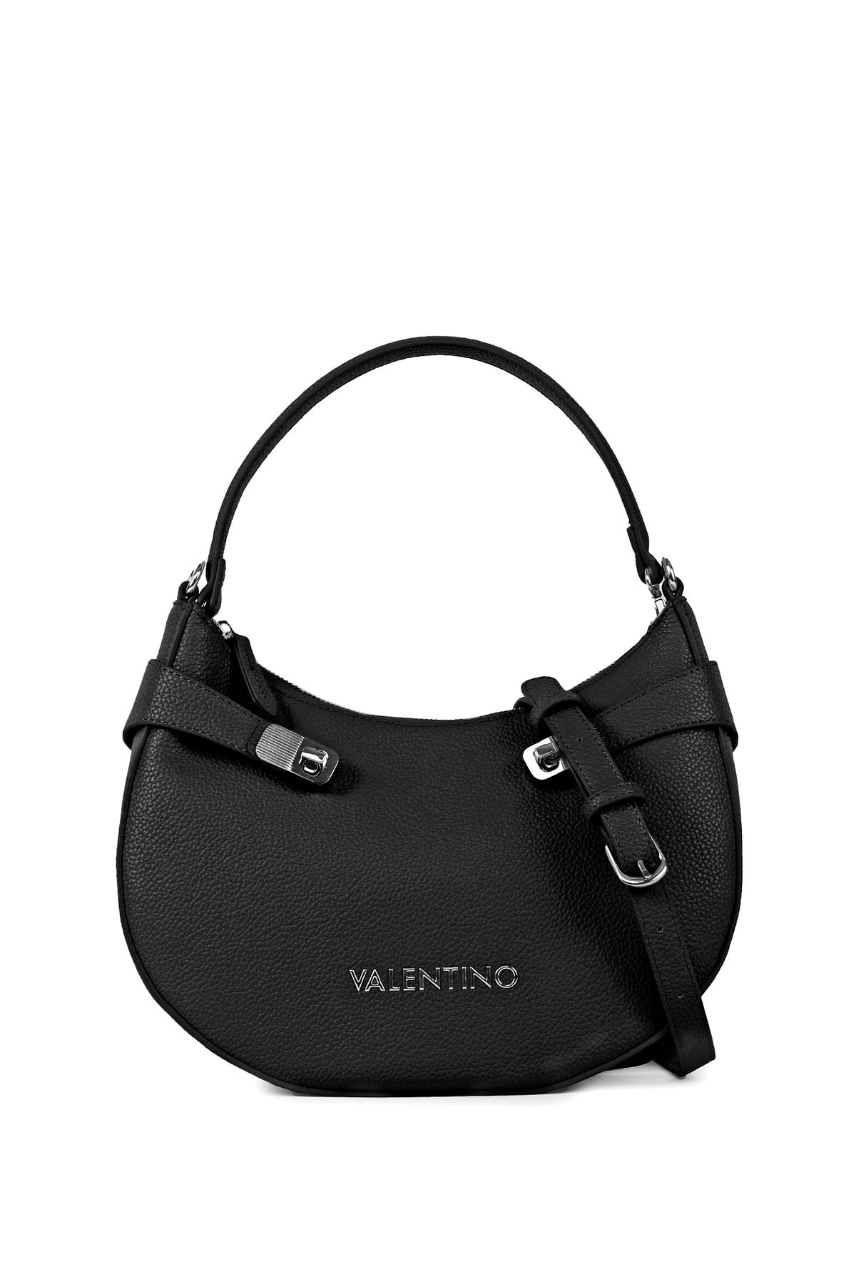 Valentino Siyah Kadın 10x29x24,5 cm Çapraz Çanta VBS7T903550