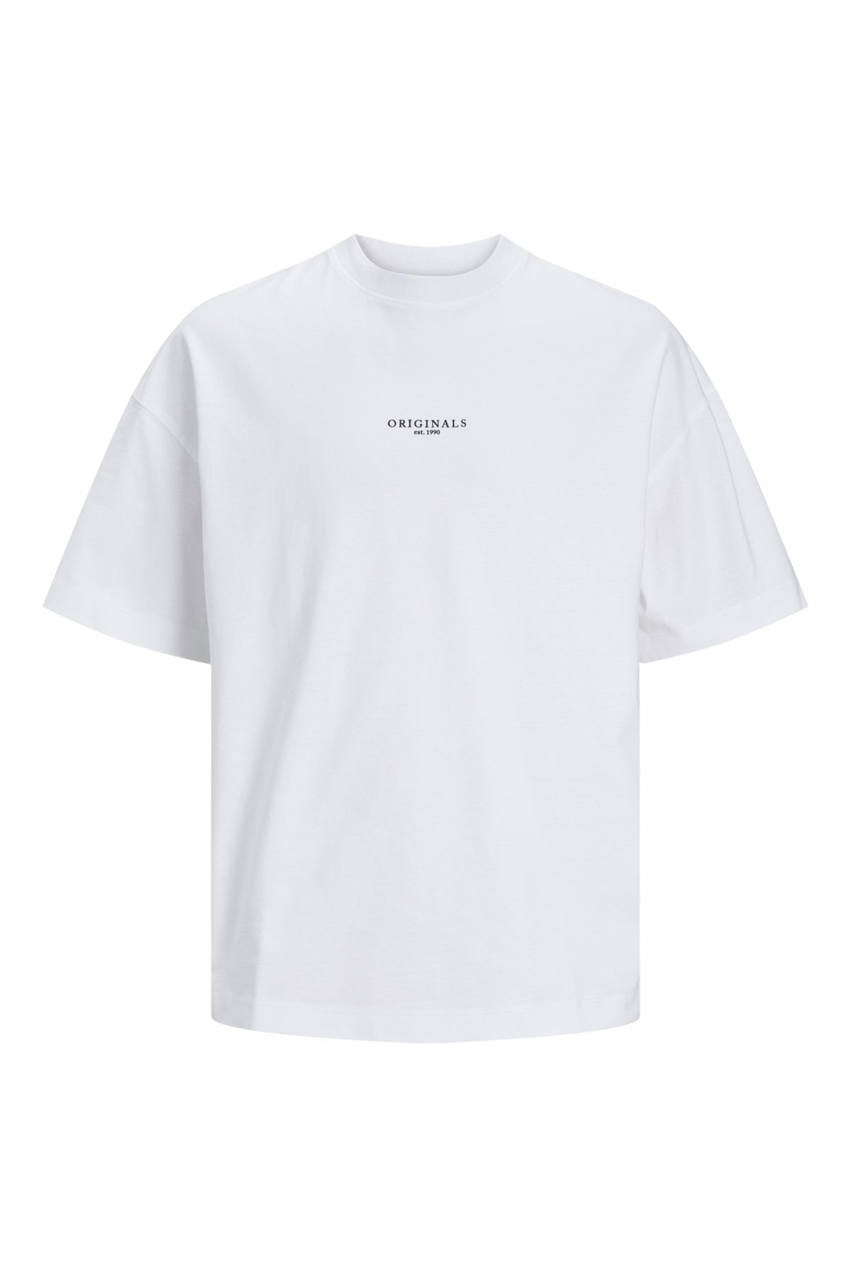 Jack & Jones Jorsantorını Tee Ss Crew Neck Erkek T-shirt 12251774 Bright White