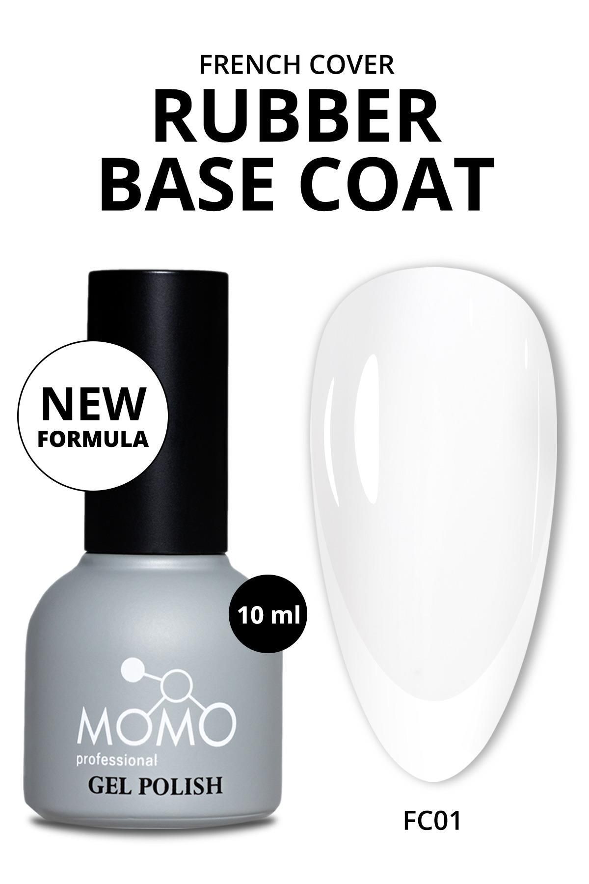 MOMO professional French Cover Rubber Base Coat Fc01, Rakı Beyazı 10 Ml