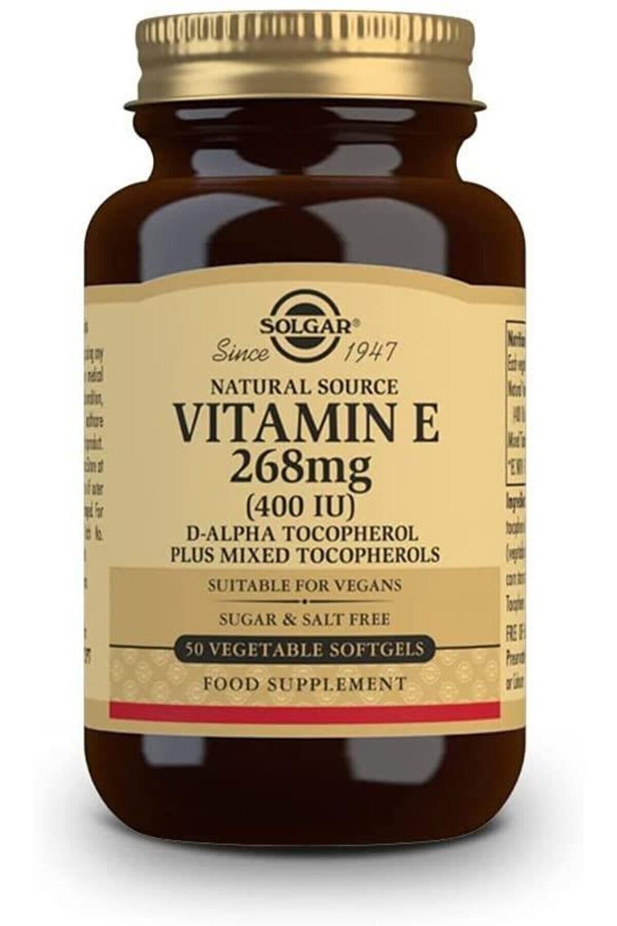 Solgar Vitamin E 400 Iu 268 Mg - 50 Kapsül