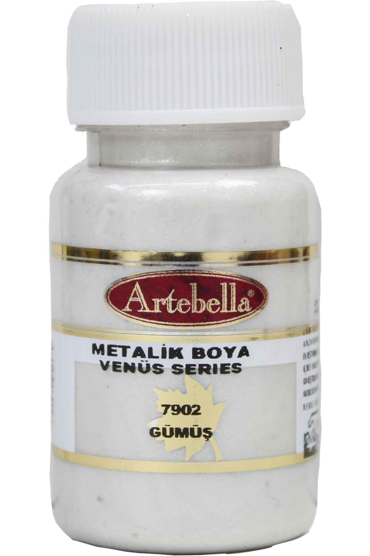 Artebella Venüs Serisi Metalik Boya Gümüş 50ml