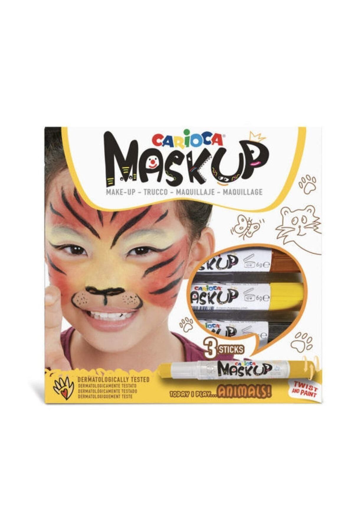 Carioca Mask Up Yüz Boyası – Hayvanlar (3 RENK)