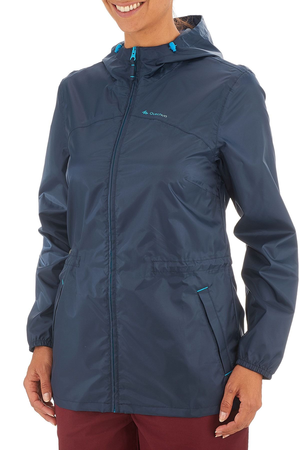 Decathlon Jacket Raincut NH100 zip blue W