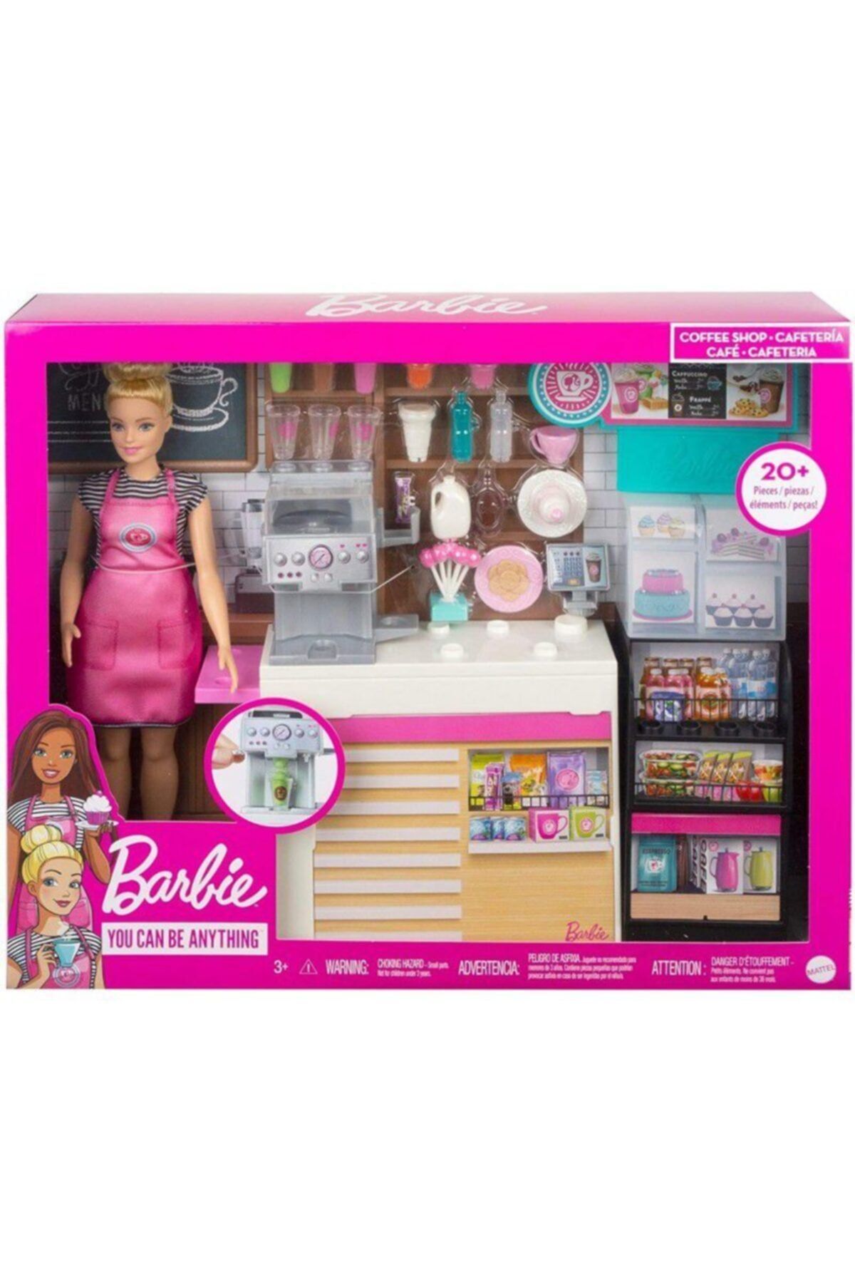 Barbie Bf Market Gmw03 Nin Kahve Dükkanı Oyun Seti