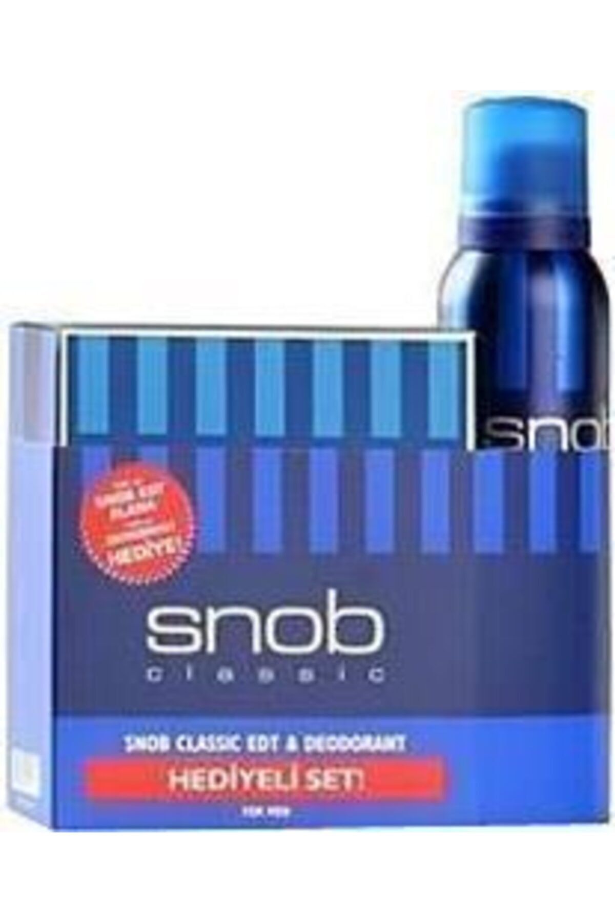 Snob Classic Edt 100 ml Erkek Parfümü + 150 ml Deodorant Set