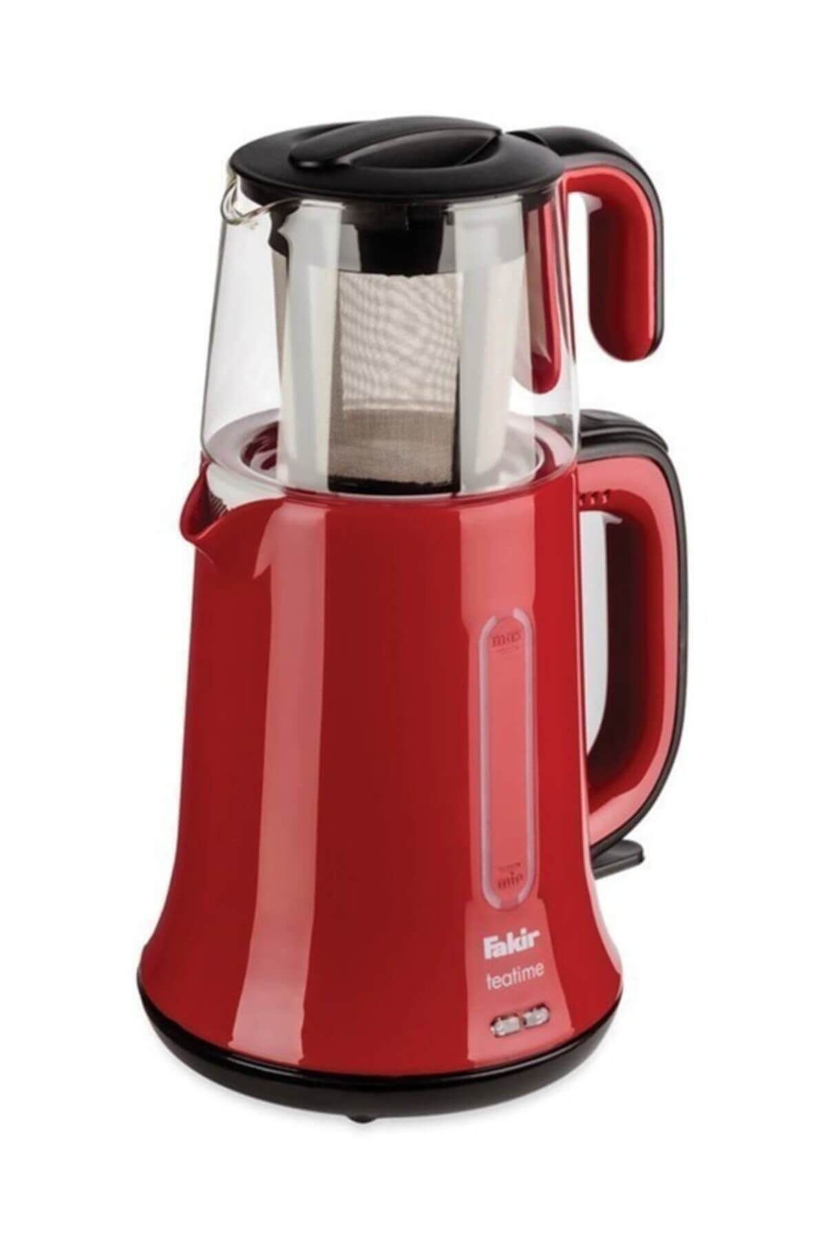 Fakir Teatime Kırmızı Siyah Çay Yapma Makinesi
