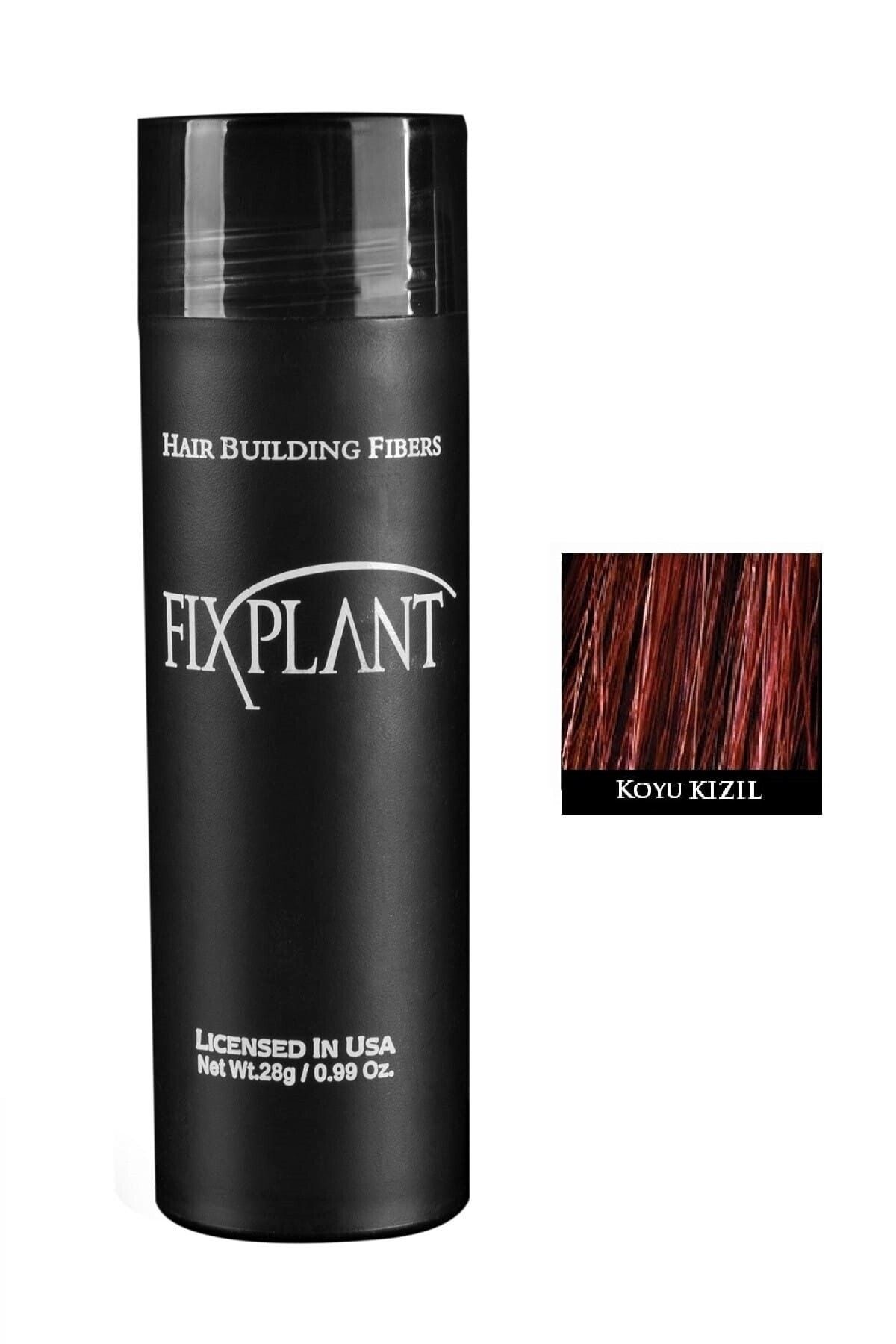 FIXPLANT Saç Dolgunlaştırıcı 28 Gr. Koyu Kızıl