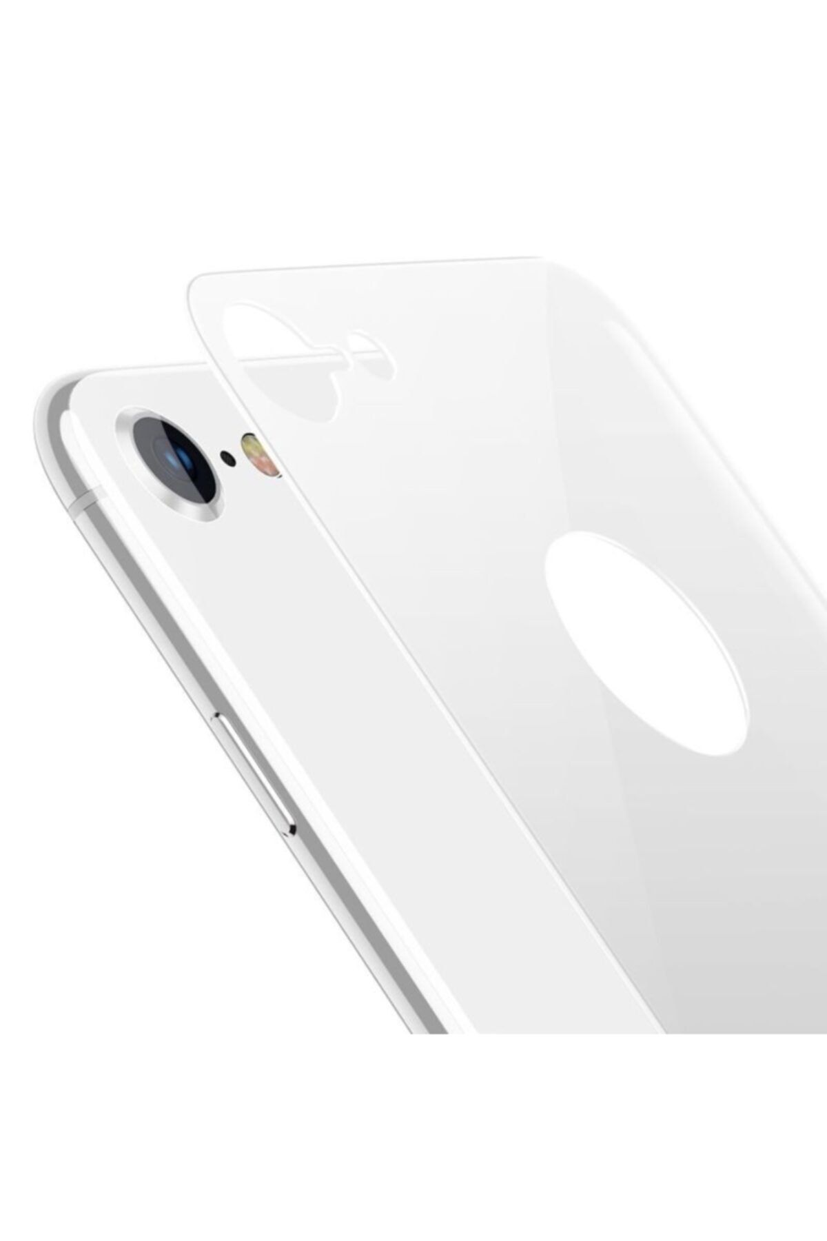 Bufalo Iphone 7/8 Kavisli 4d Arka Gövde Cam Ekran Koruyucu Beyaz