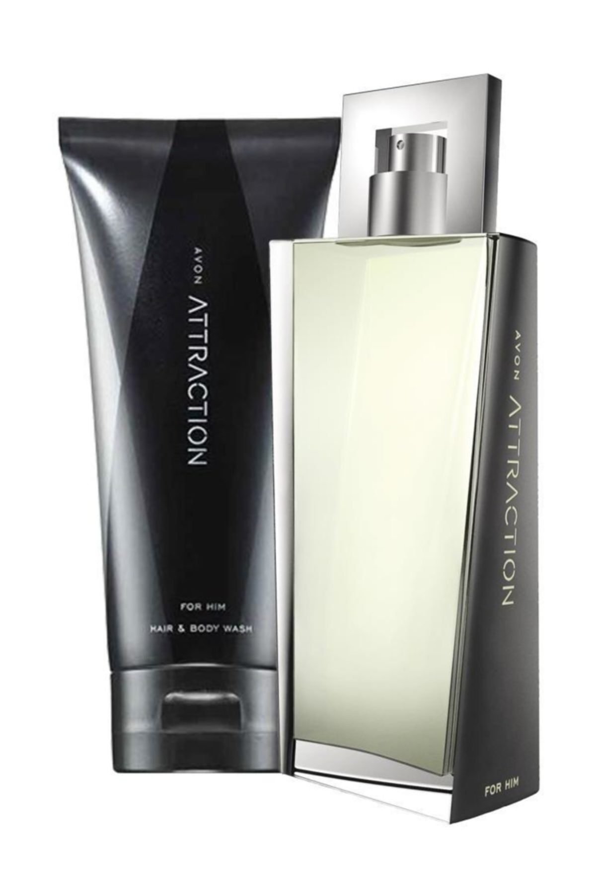 Avon Attraction Erkek Parfüm Ve Saç Vücut Şampuanı Hediye Paketi