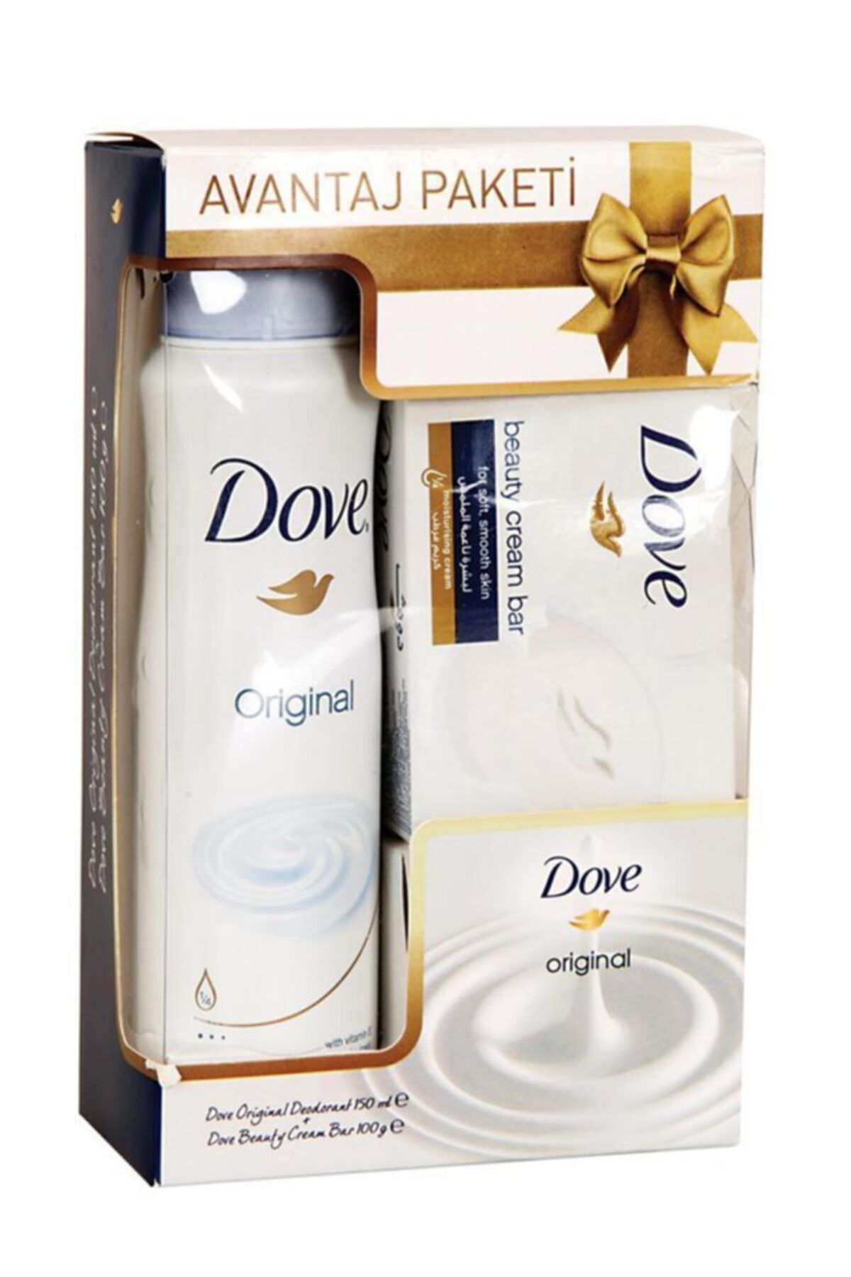 Dove Orjinal Deodorant 150 ml + Sabun 100 gr