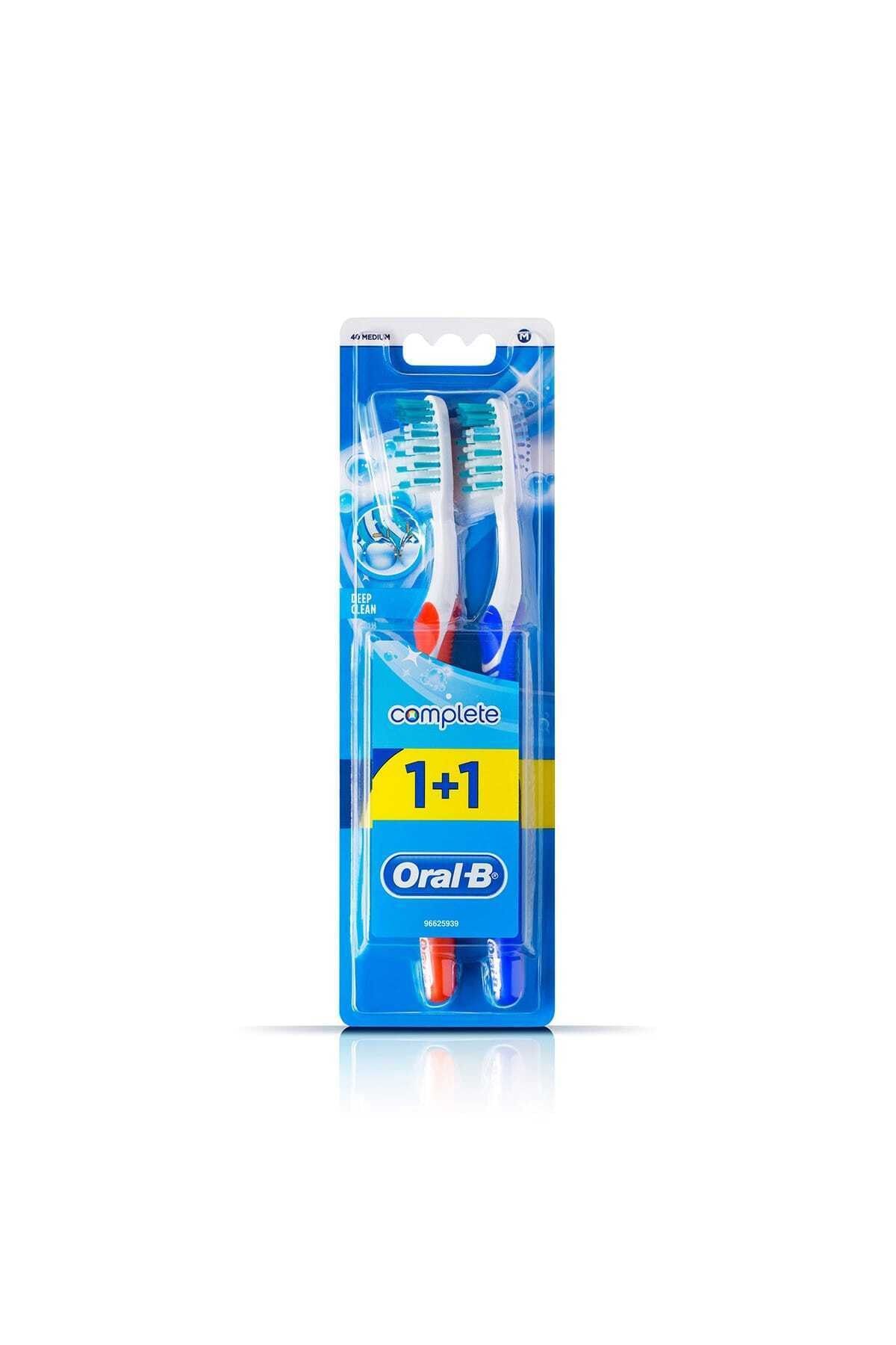 Oral-B Diş Fırçası Complete Ekstra Uzun Kıllar 40 Orta 1 Alana 1 Bedava Paketi