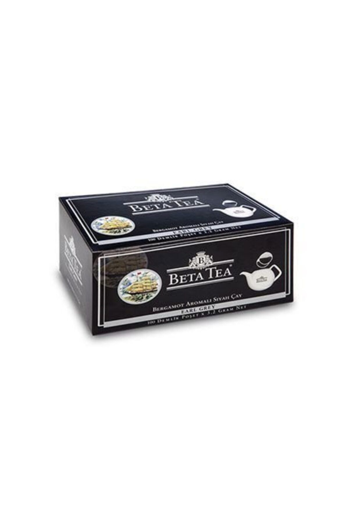 Beta Tea Earl Grey Demlik Poşet 100 X 3,2 gr Bergamot Tomurcuk Çayı
