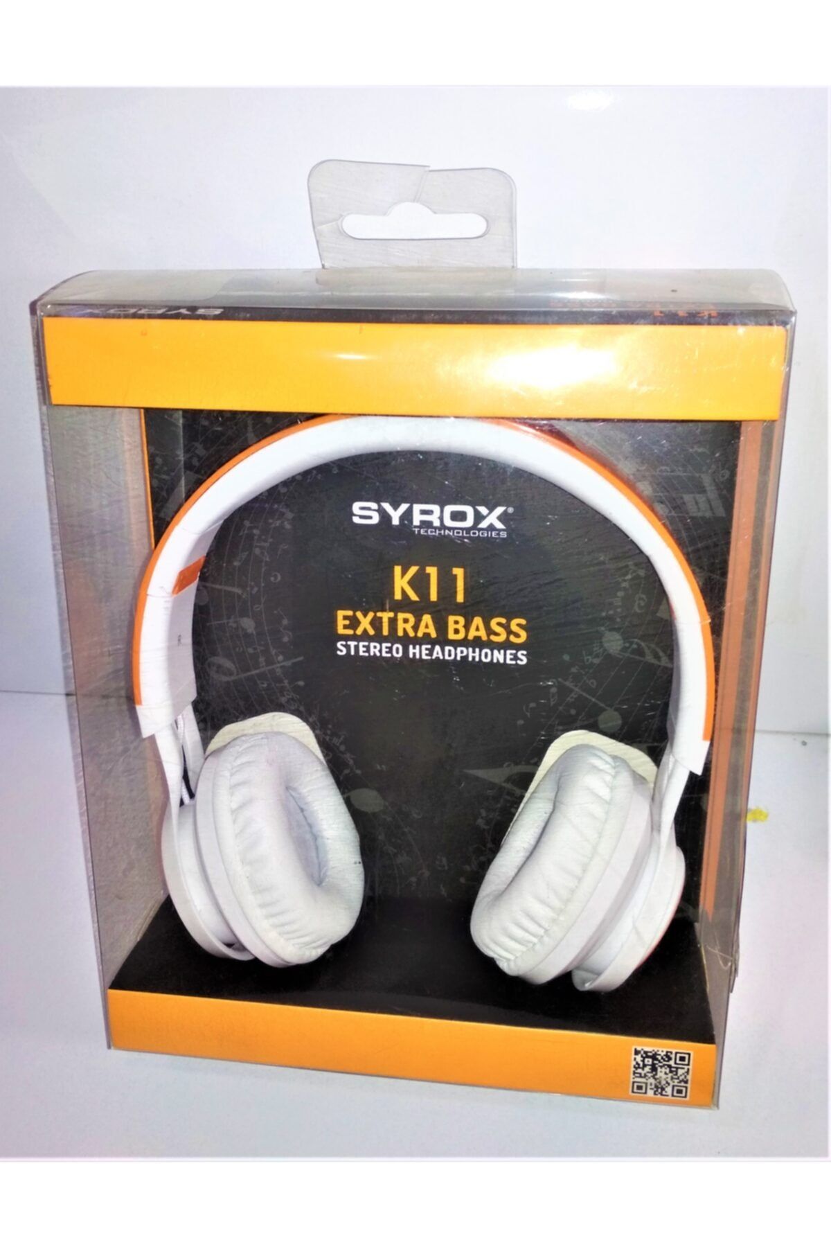 Syrox Turuncu K11 Extra Bass Stereo Kulaküstü Kulaklık