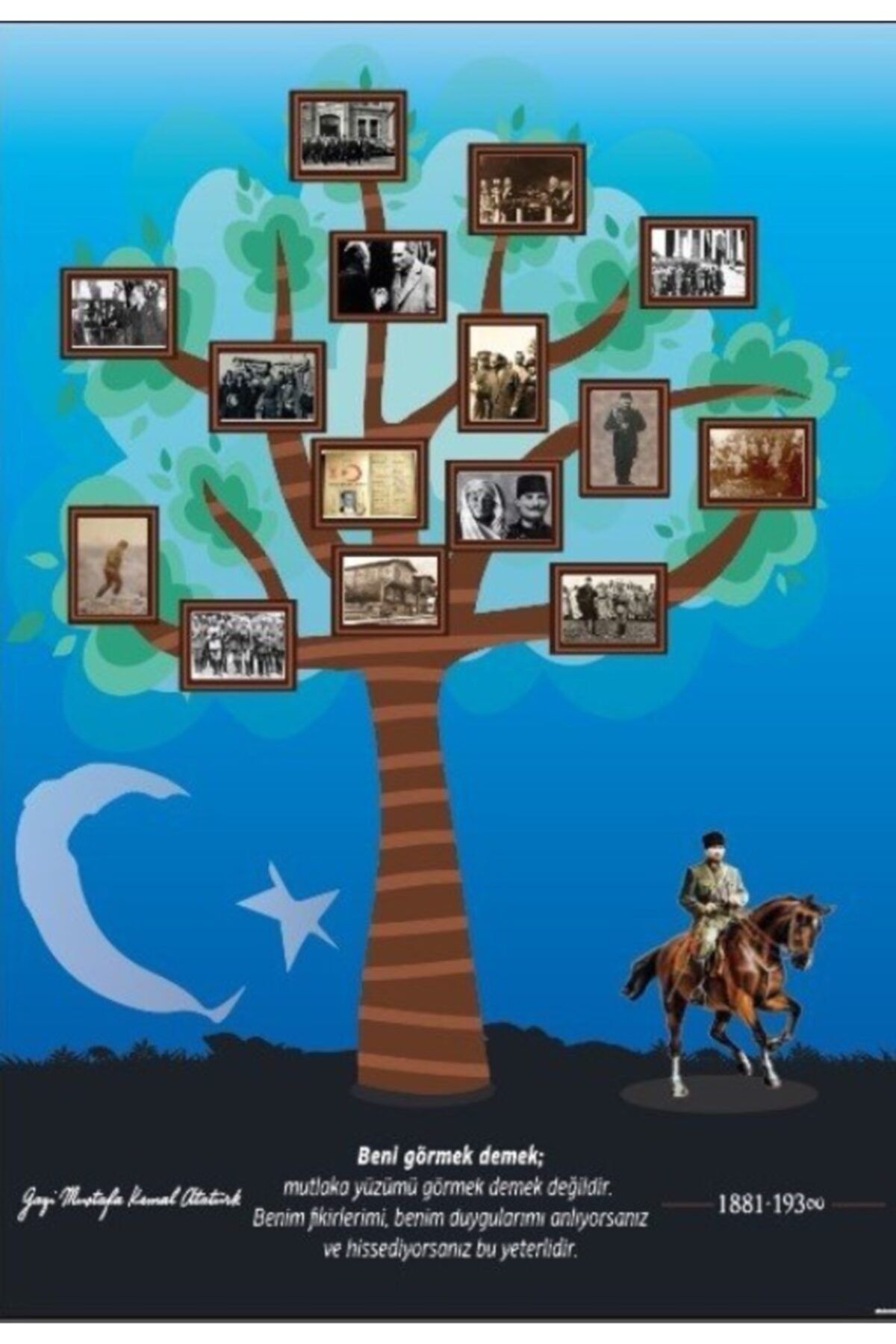 Gülpaş Atatürk Köşesi 7 (vinil Branda) 50x70 Cm