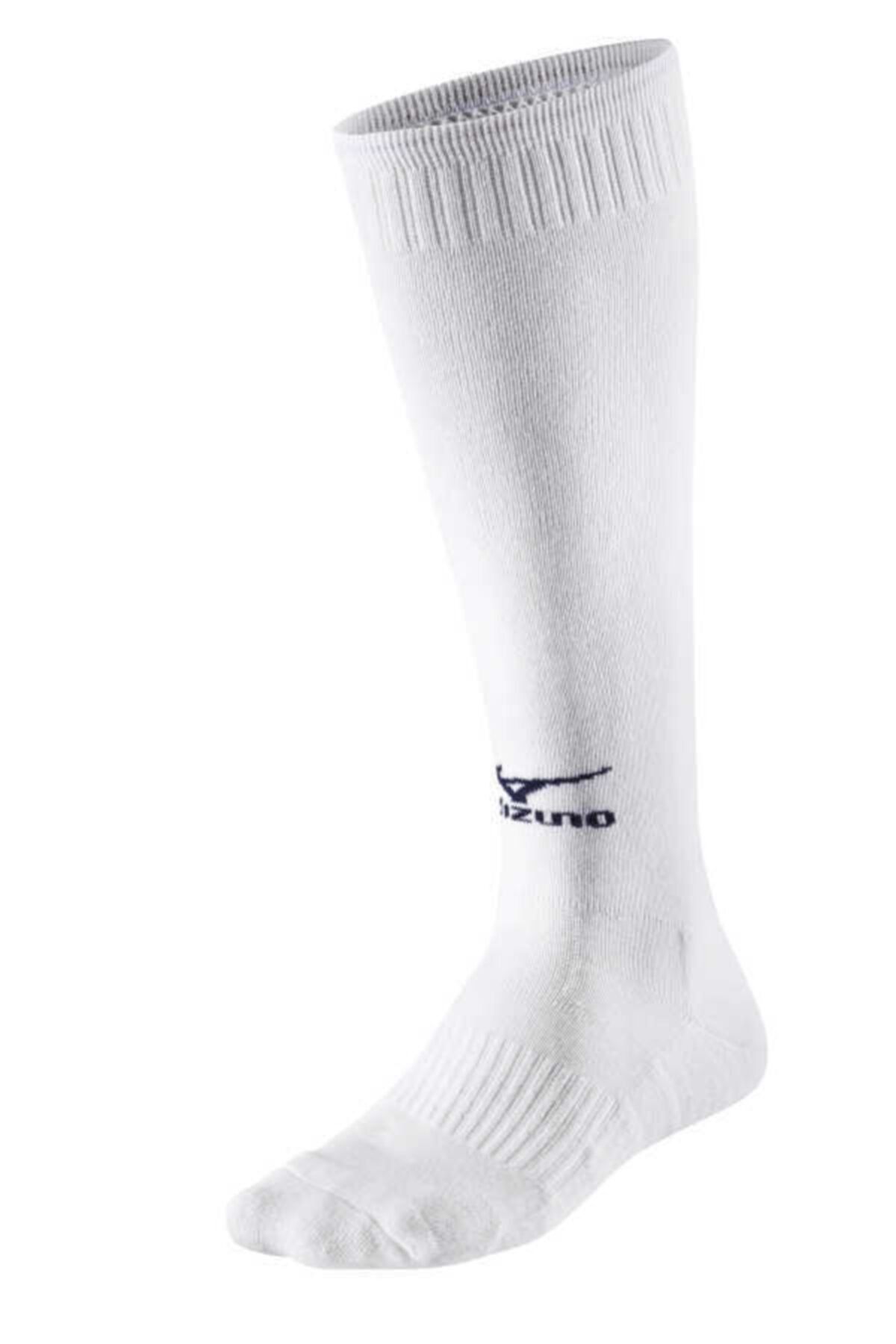 Mizuno Comfort Vb Socks Long Unisex Çorap Beyaz