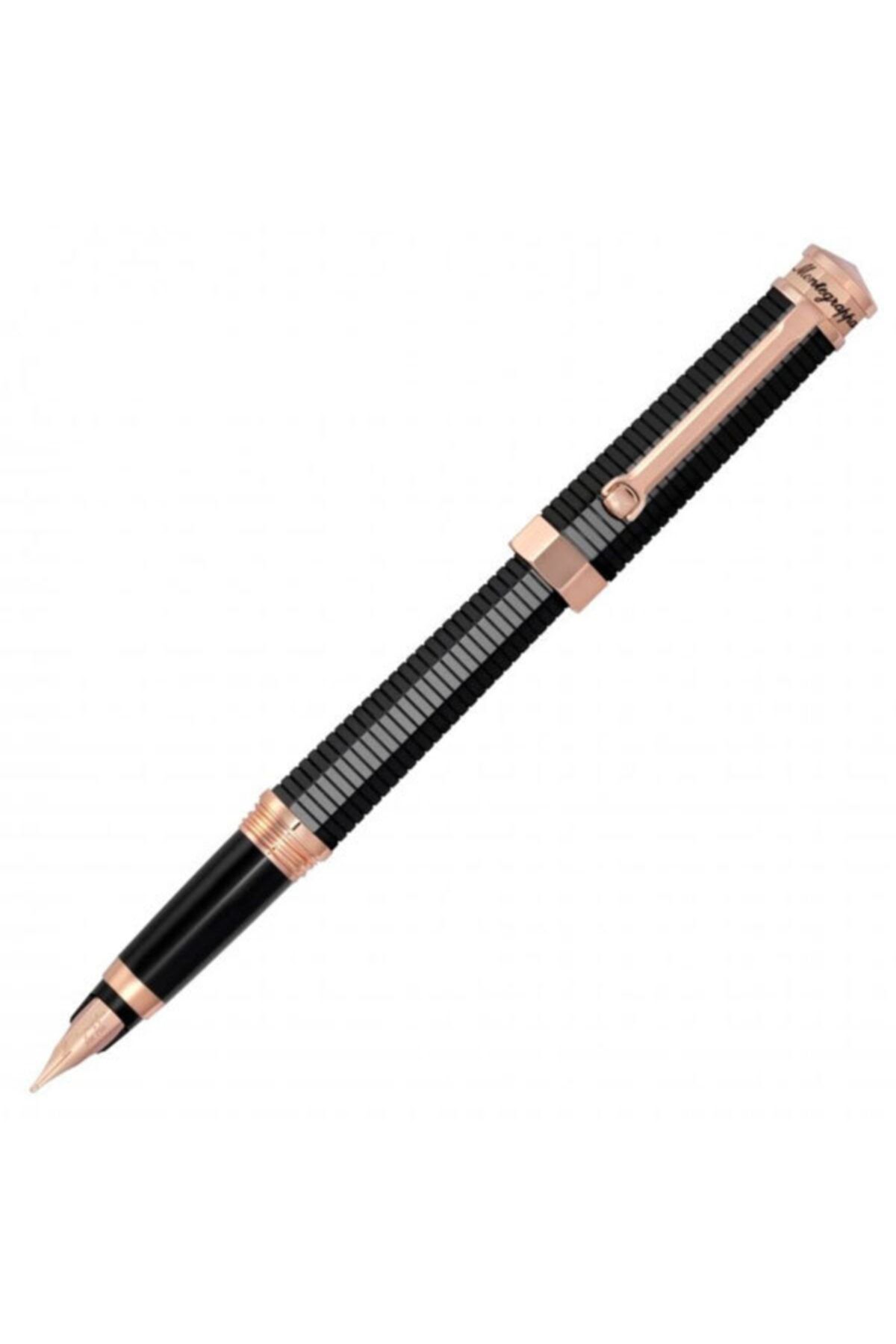 Montegrappa Nerouno Linea Red Gold Plated Dolma Kalem Isnrc_ac